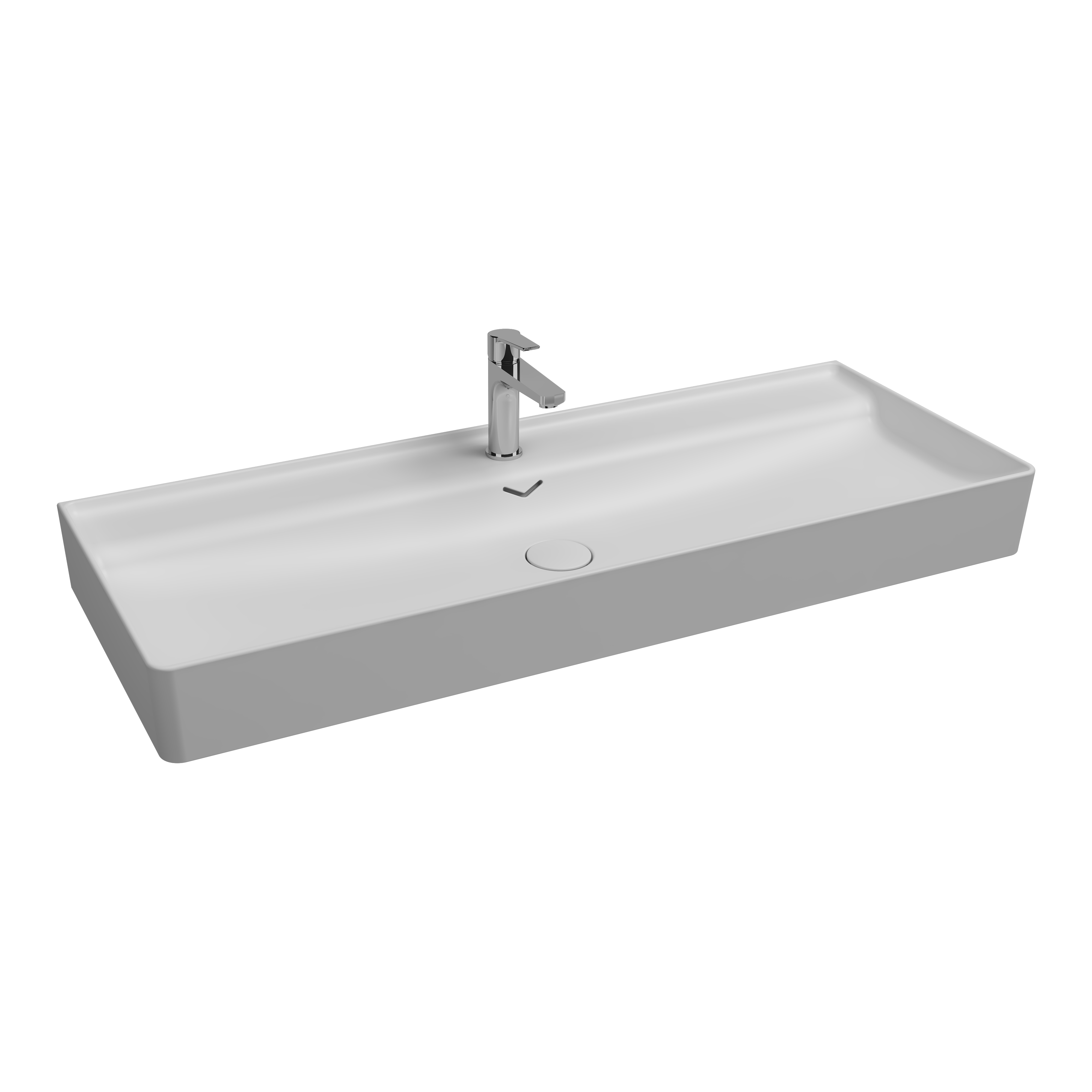 Allegro Tezgah Üstü Monoblok Lavabo 60 cm Terracotta