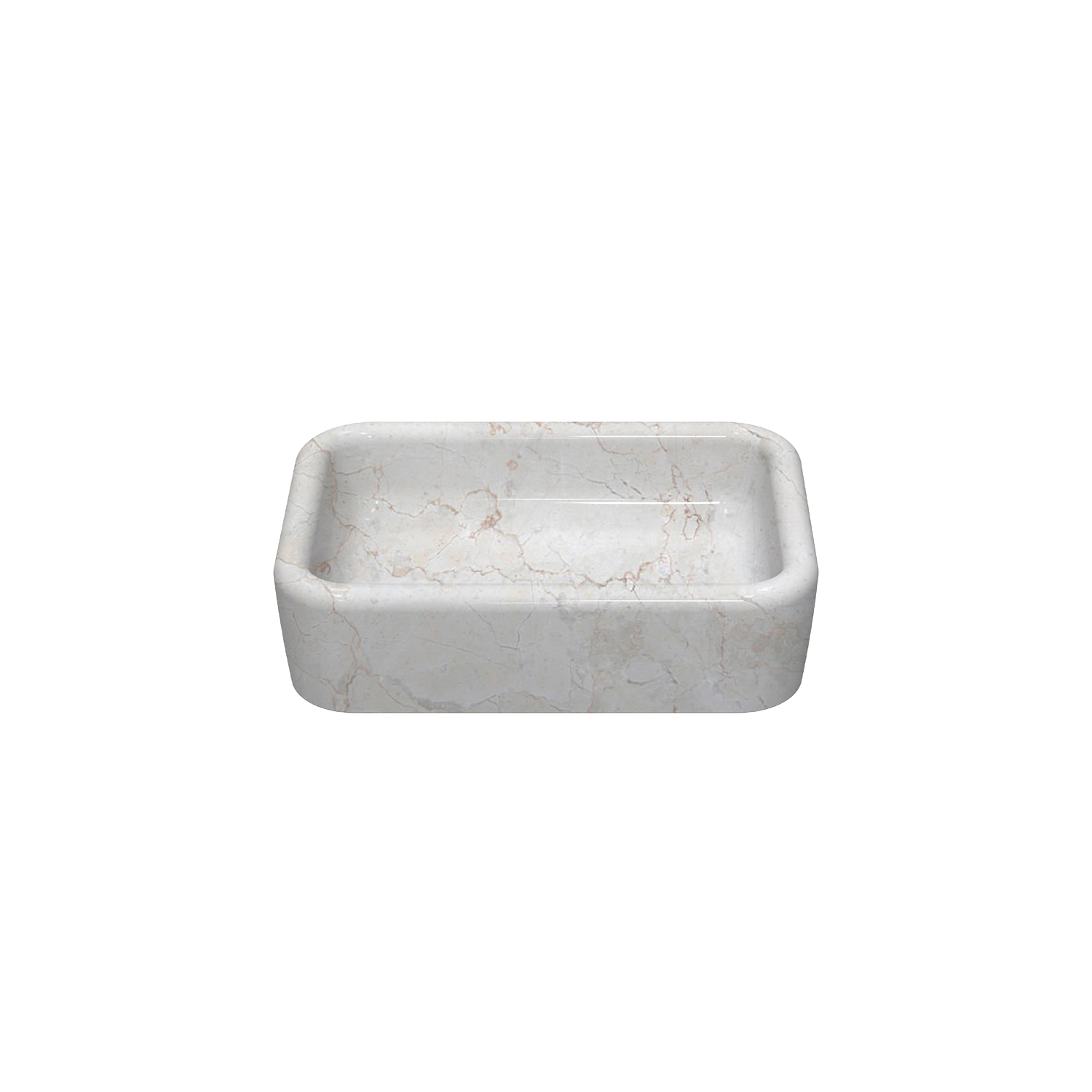 Infinity Terrazo Desenli Tezgah Üstü Lavabo 36 cm