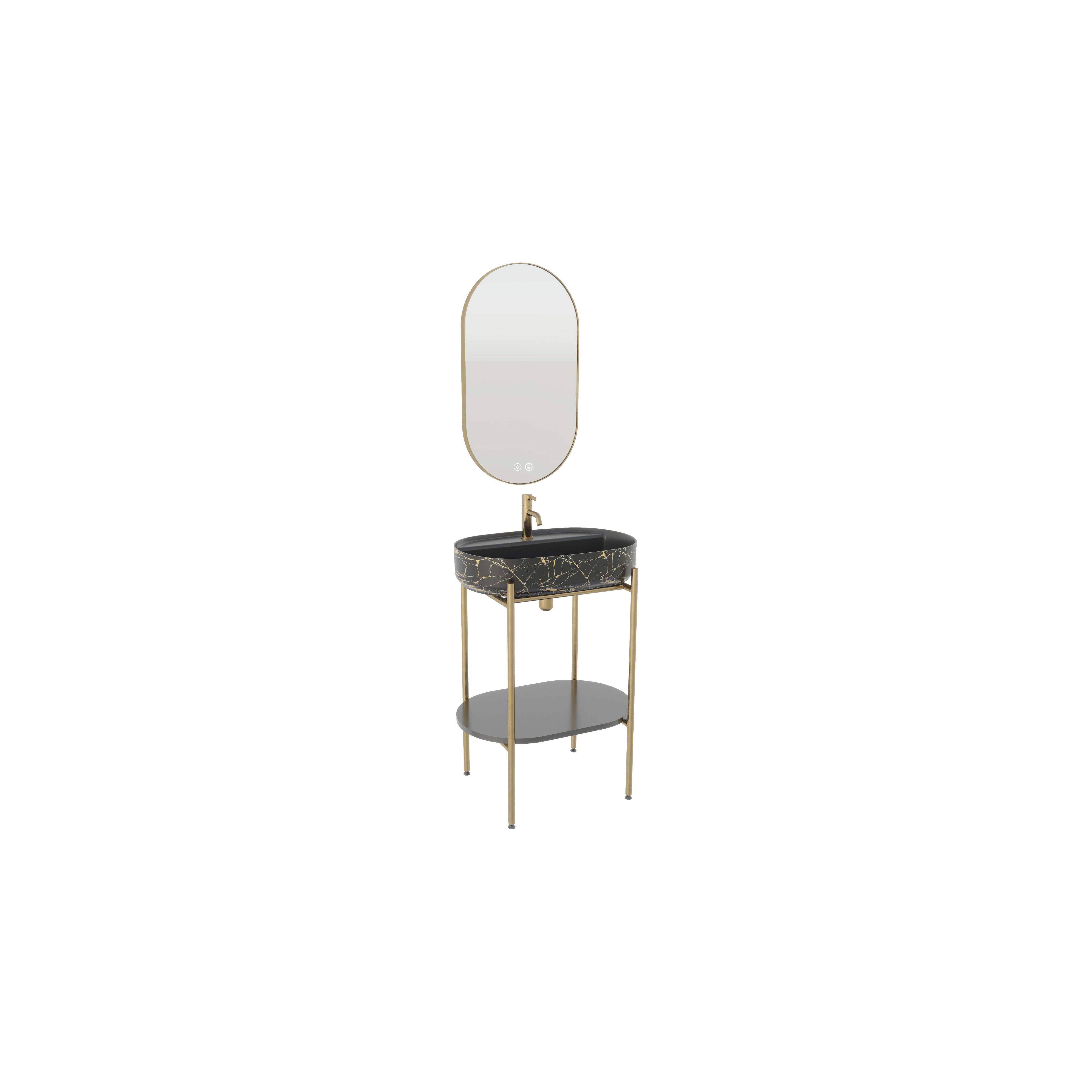 PUNO ART Metal Profile Sink Unit  60 cm