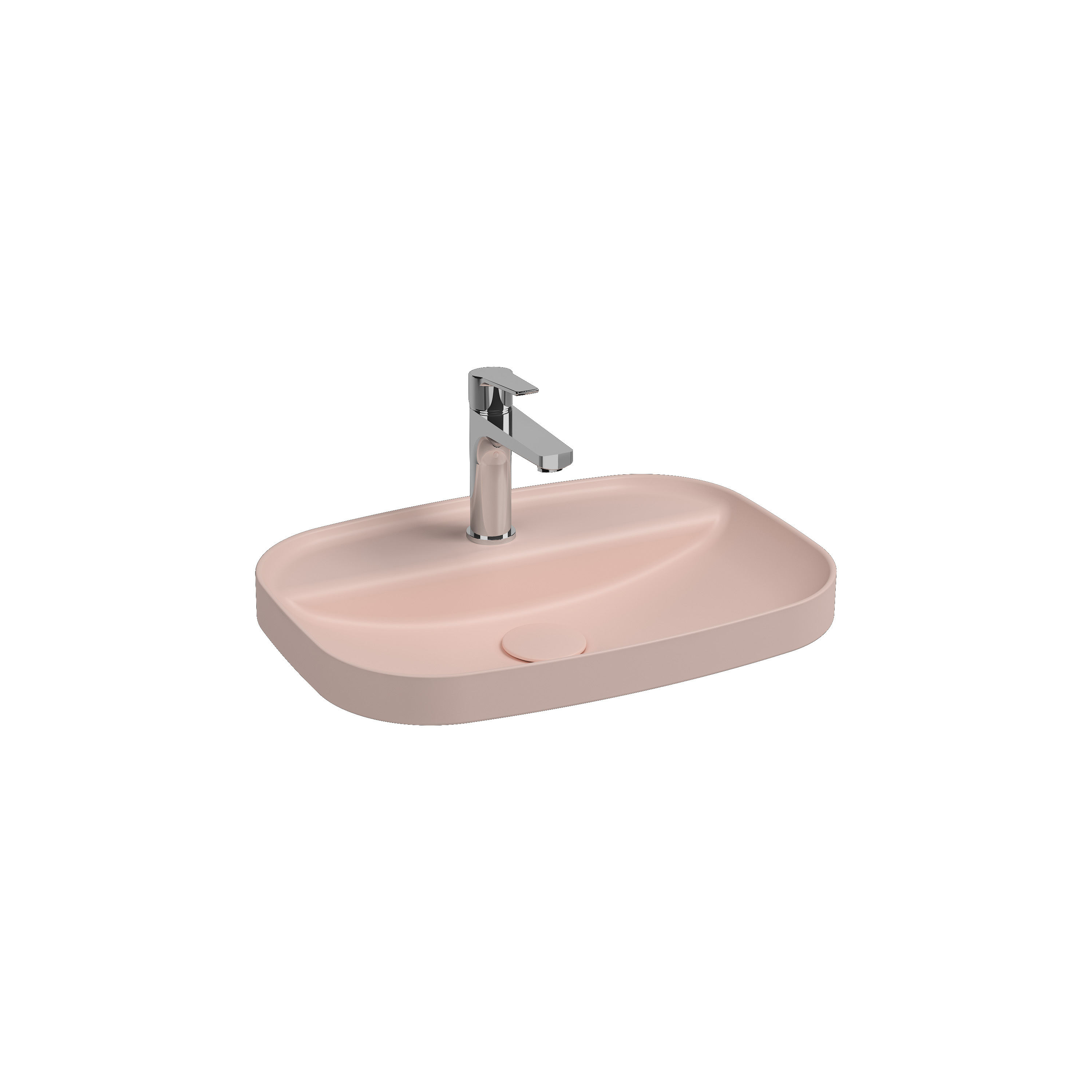 Infinity Countertop Washbasin 55 cm Mint