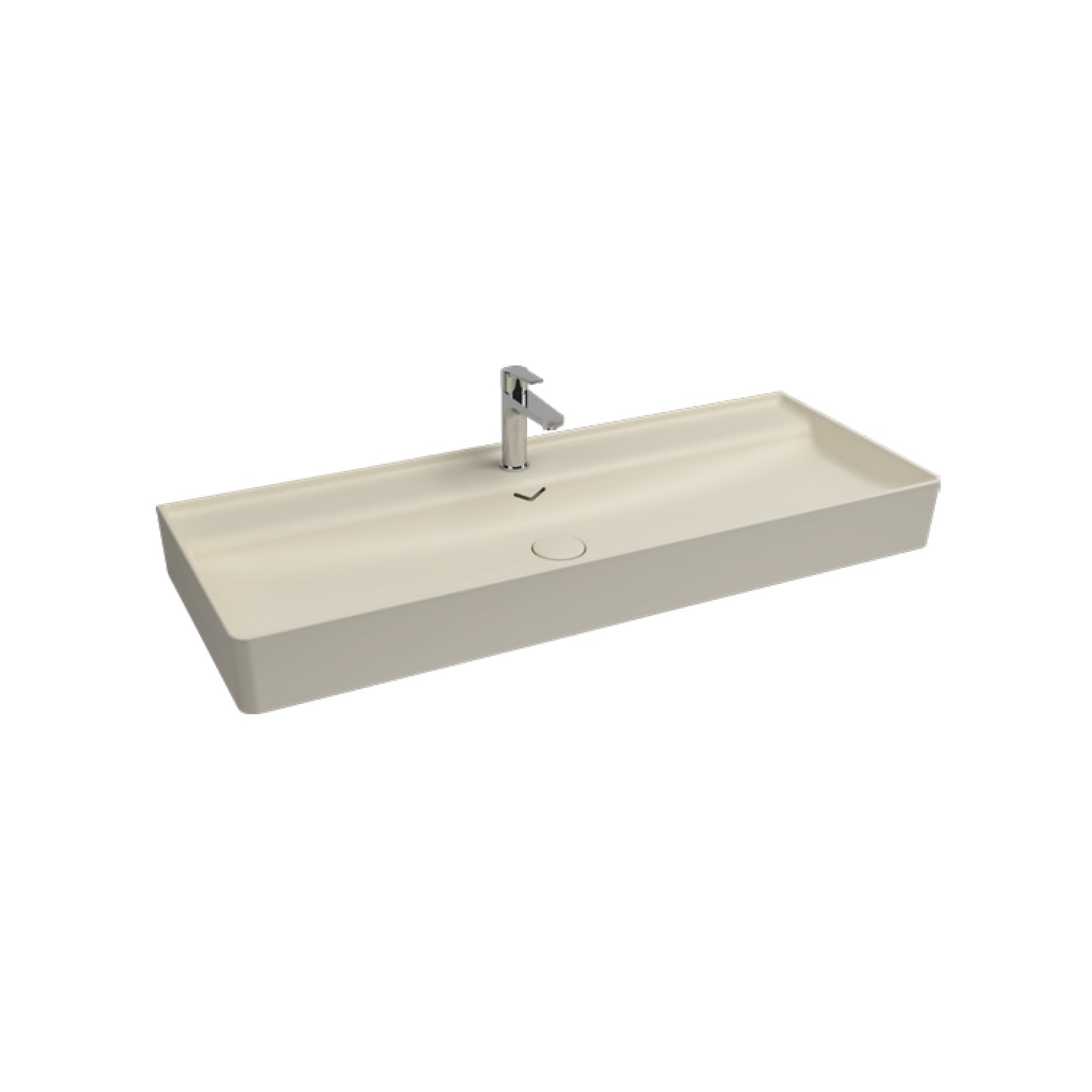 Sott Aqua Monoblok Yerden Lavabo 50 cm Rustik Bordo
