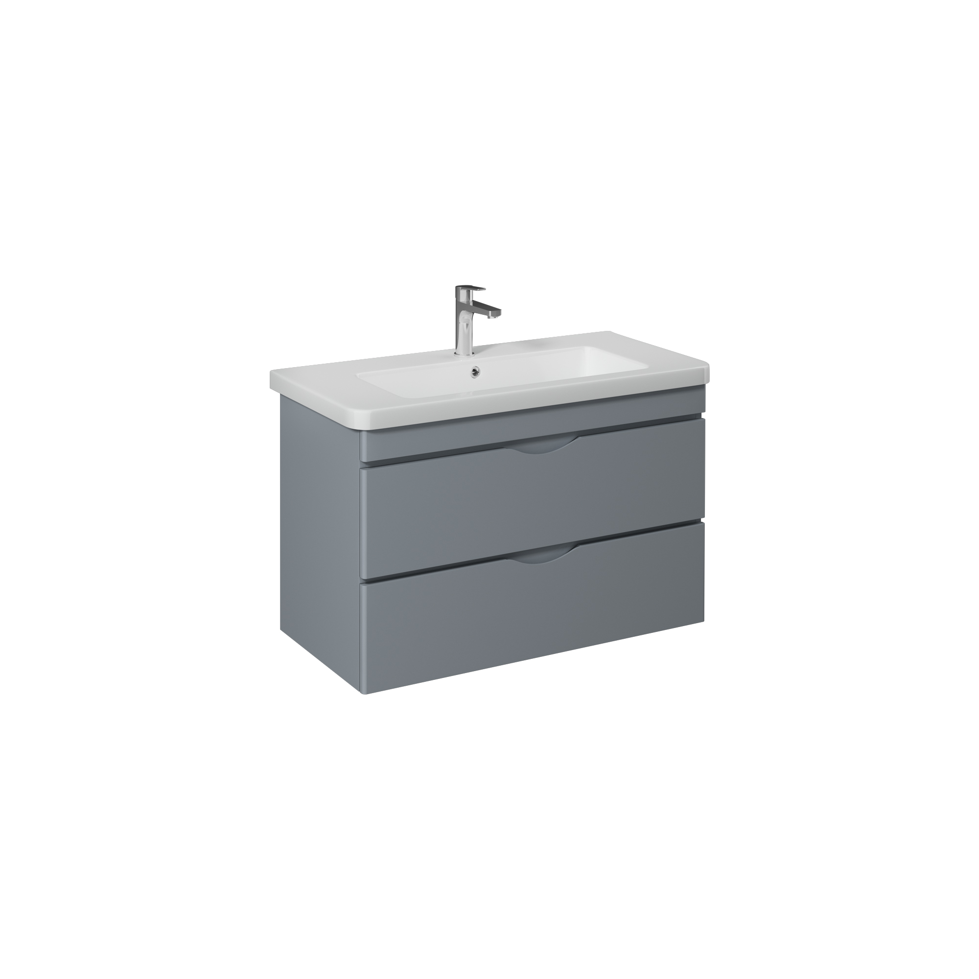 Neo  Washbasin Cabinet, Grey 100 cm