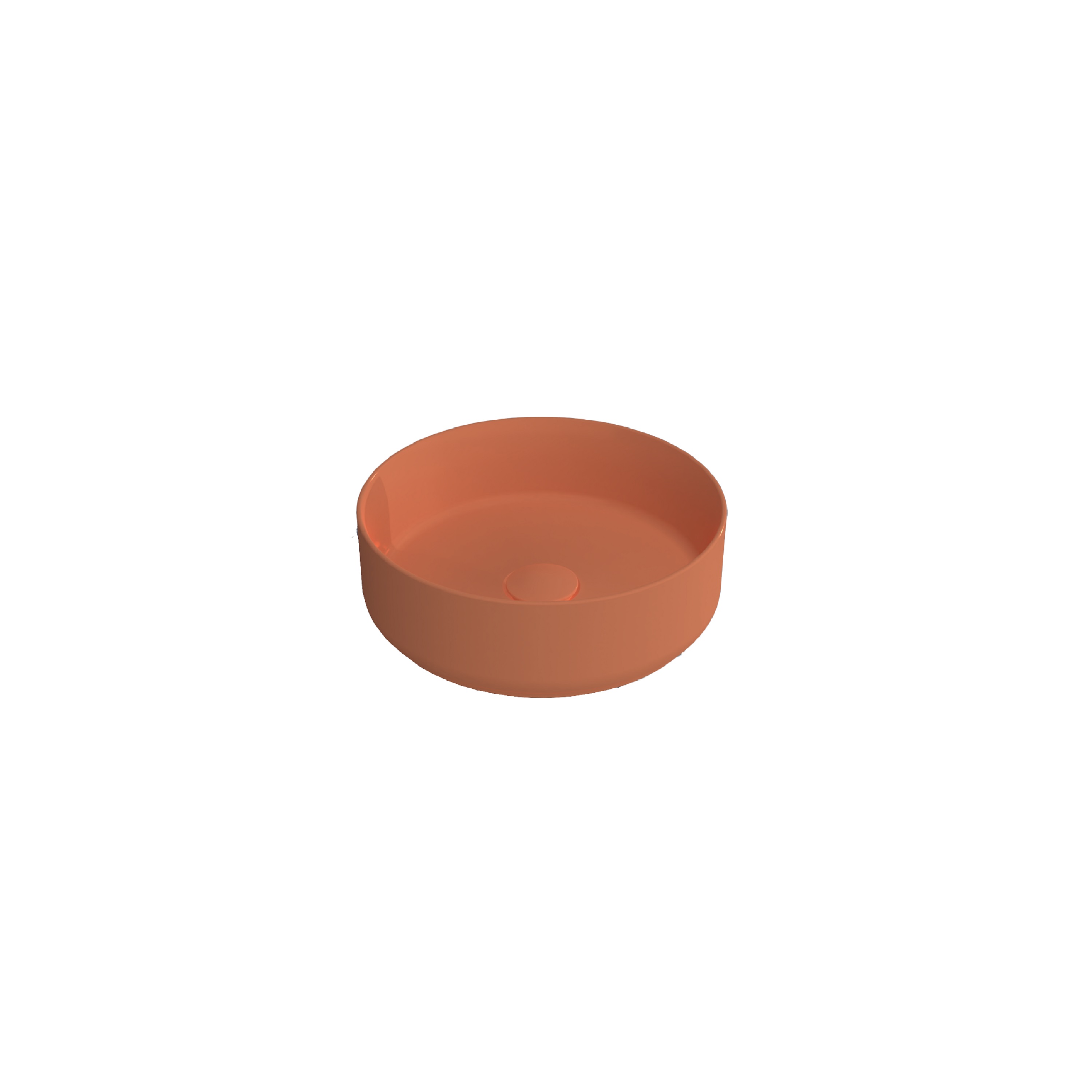 Infinity Tezgah Üstü Lavabo 36 cm Terracotta