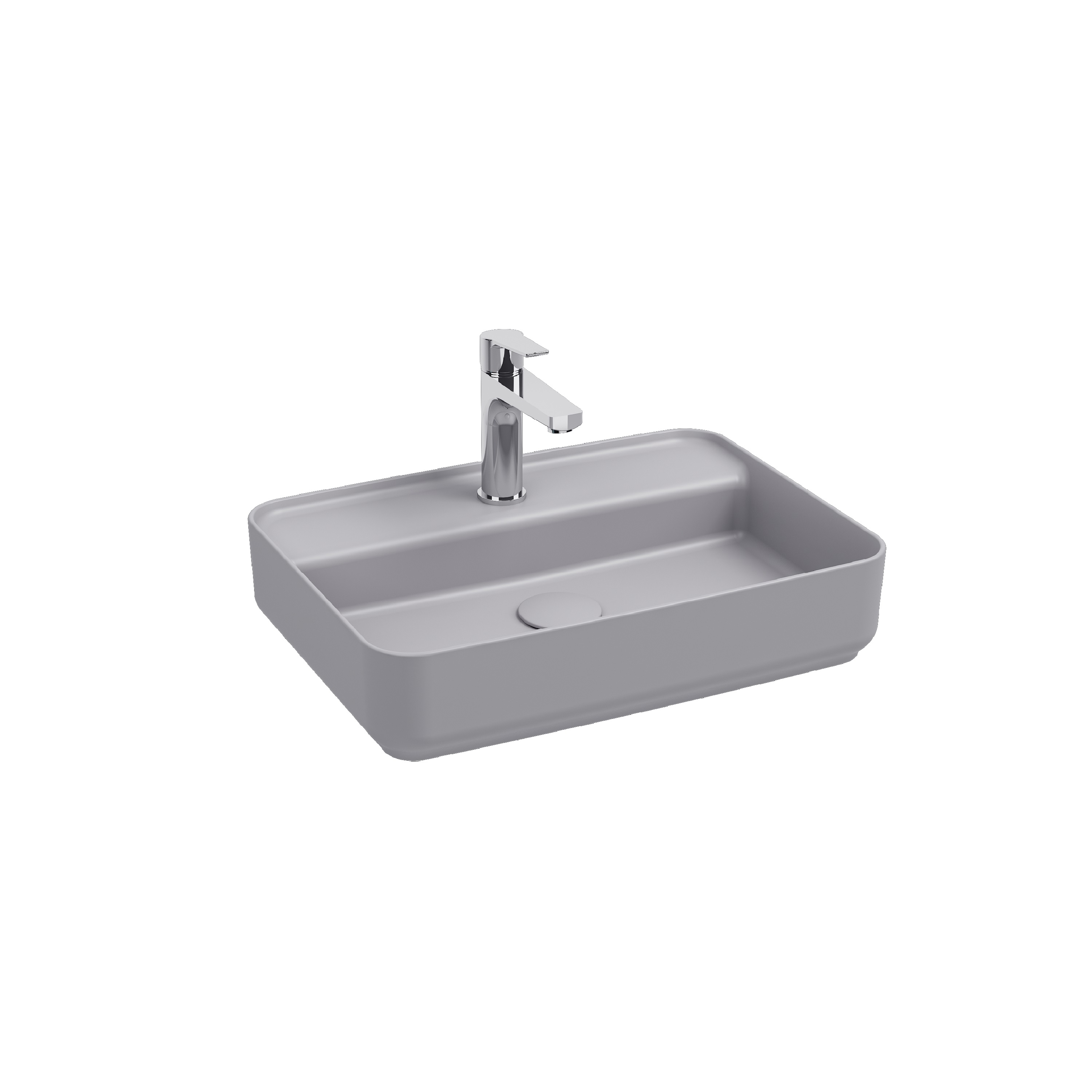 Fluido Waterfall Flush Asma Klozet Taş Gri