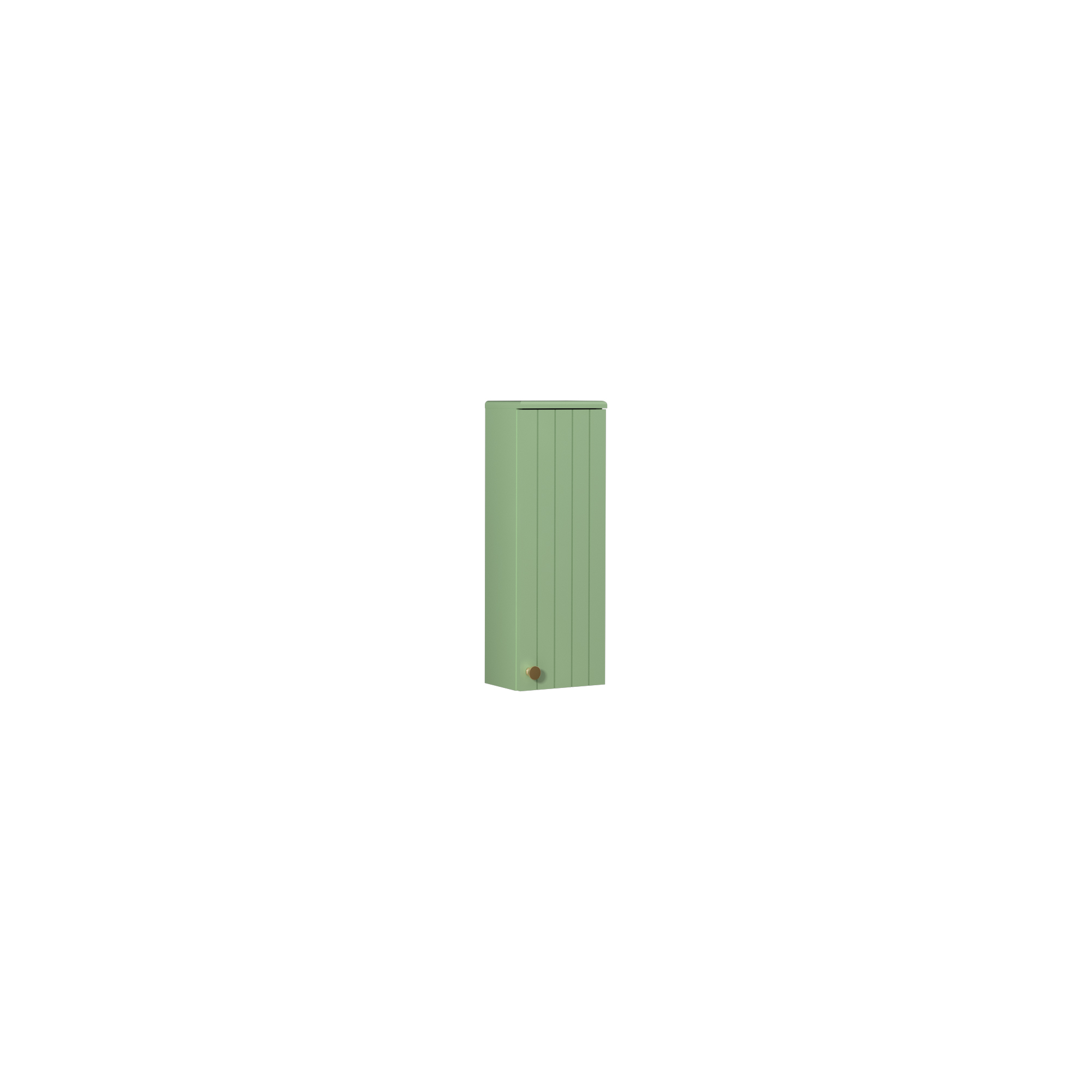 Rinato Upper Cabinet, Pastel Green Right 25 cm