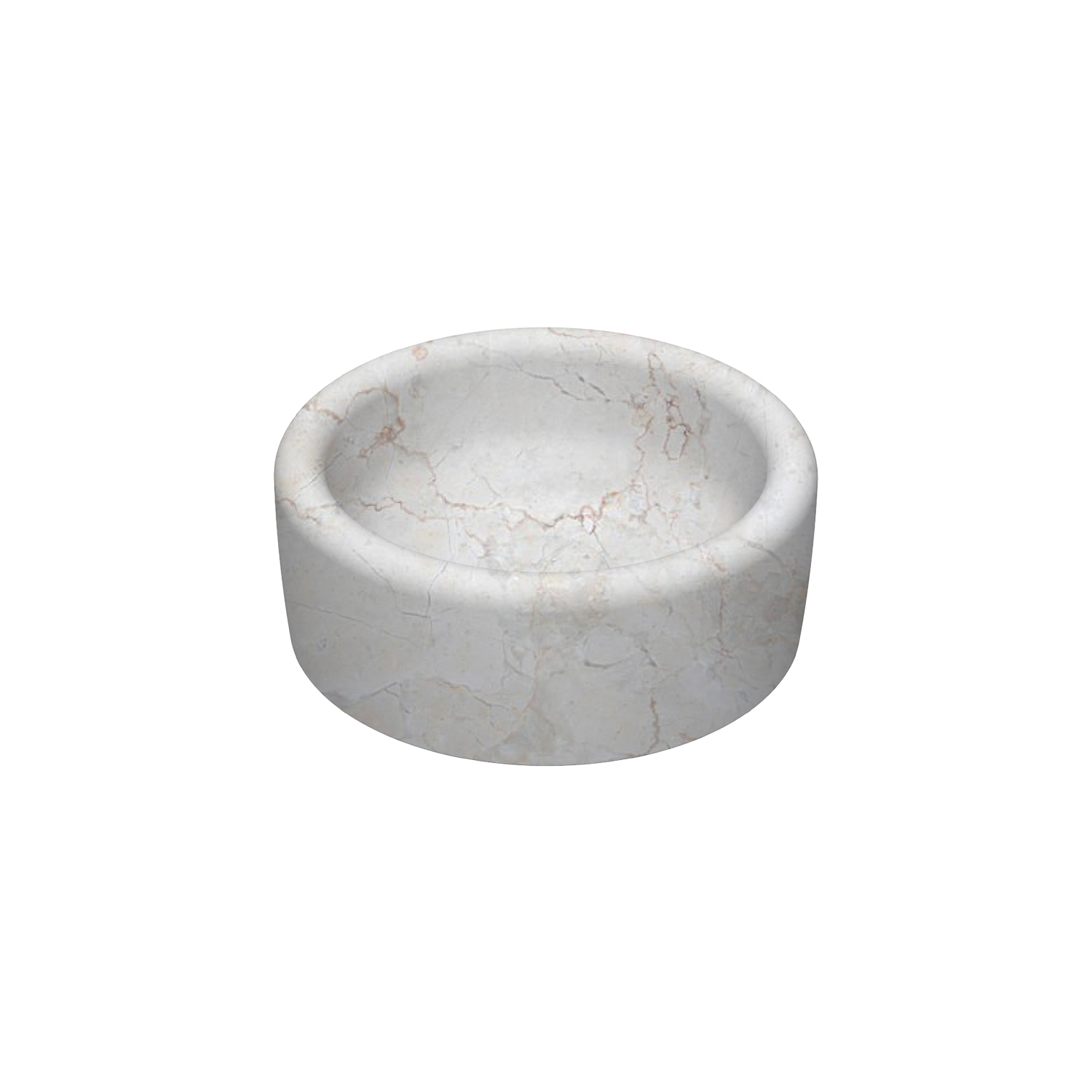 Infinity Terrazo Desenli Tezgah Üstü Lavabo 36 cm