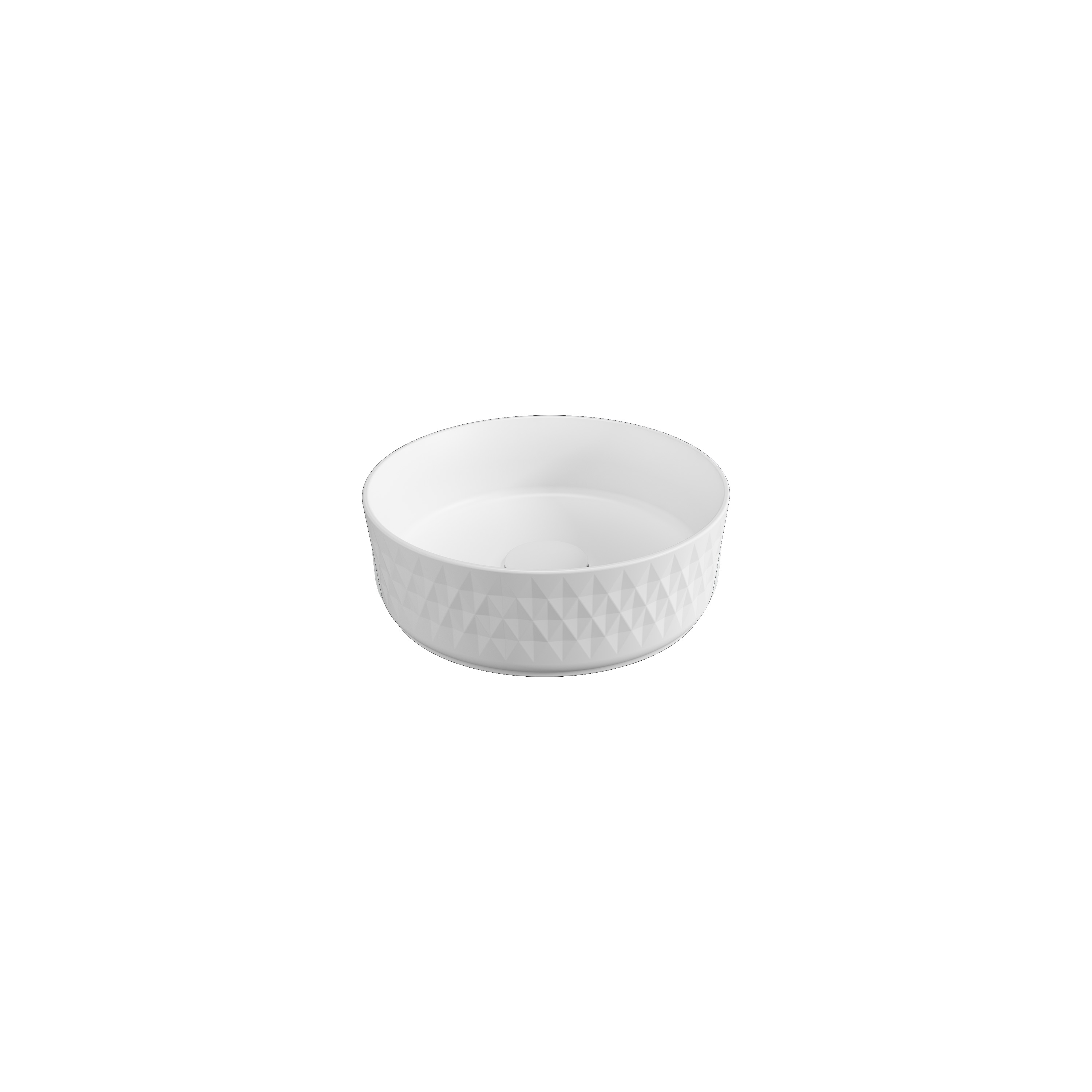 Davanti Countertop Washbasin Matte White