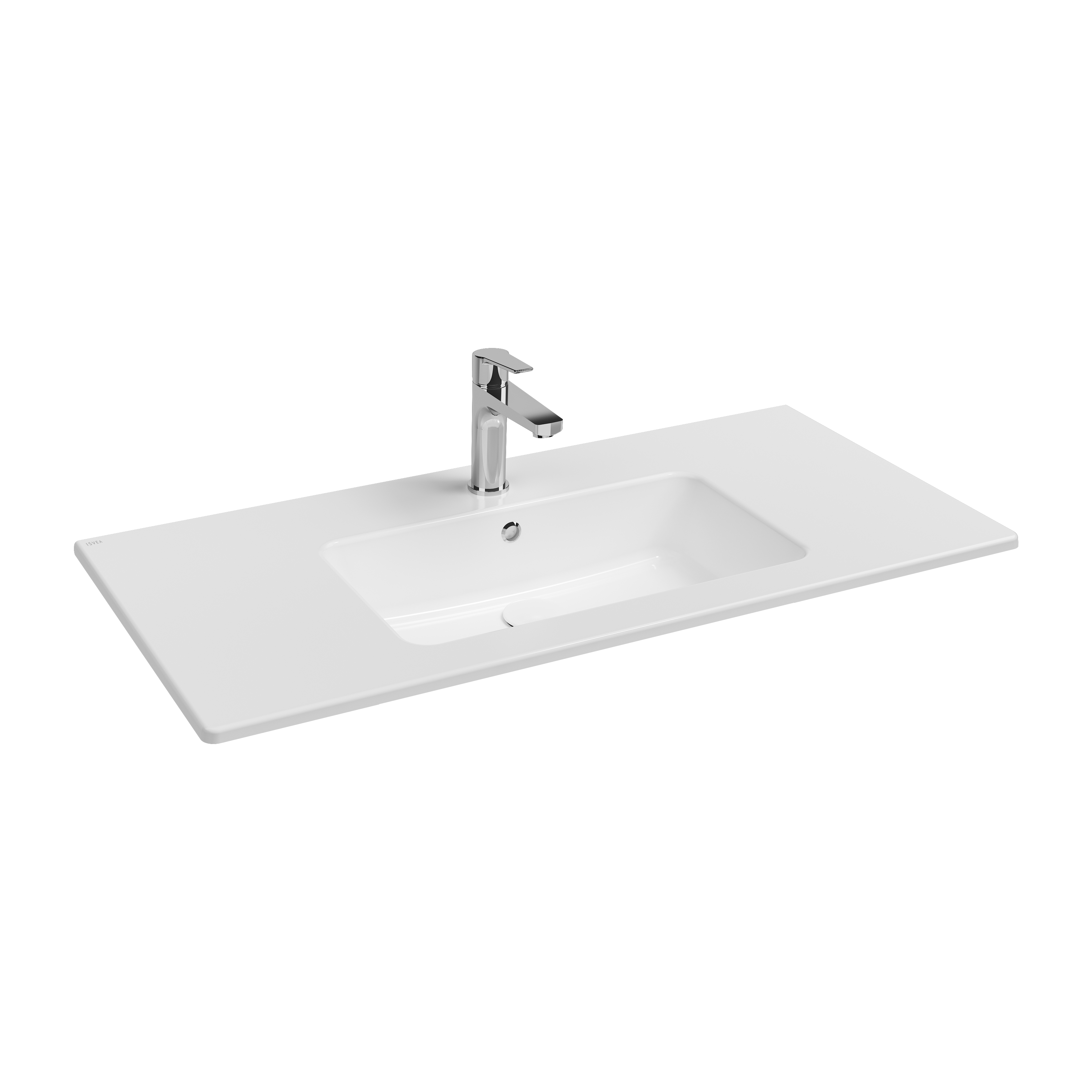 SistemaT  Flat Washbasin, 121 cm