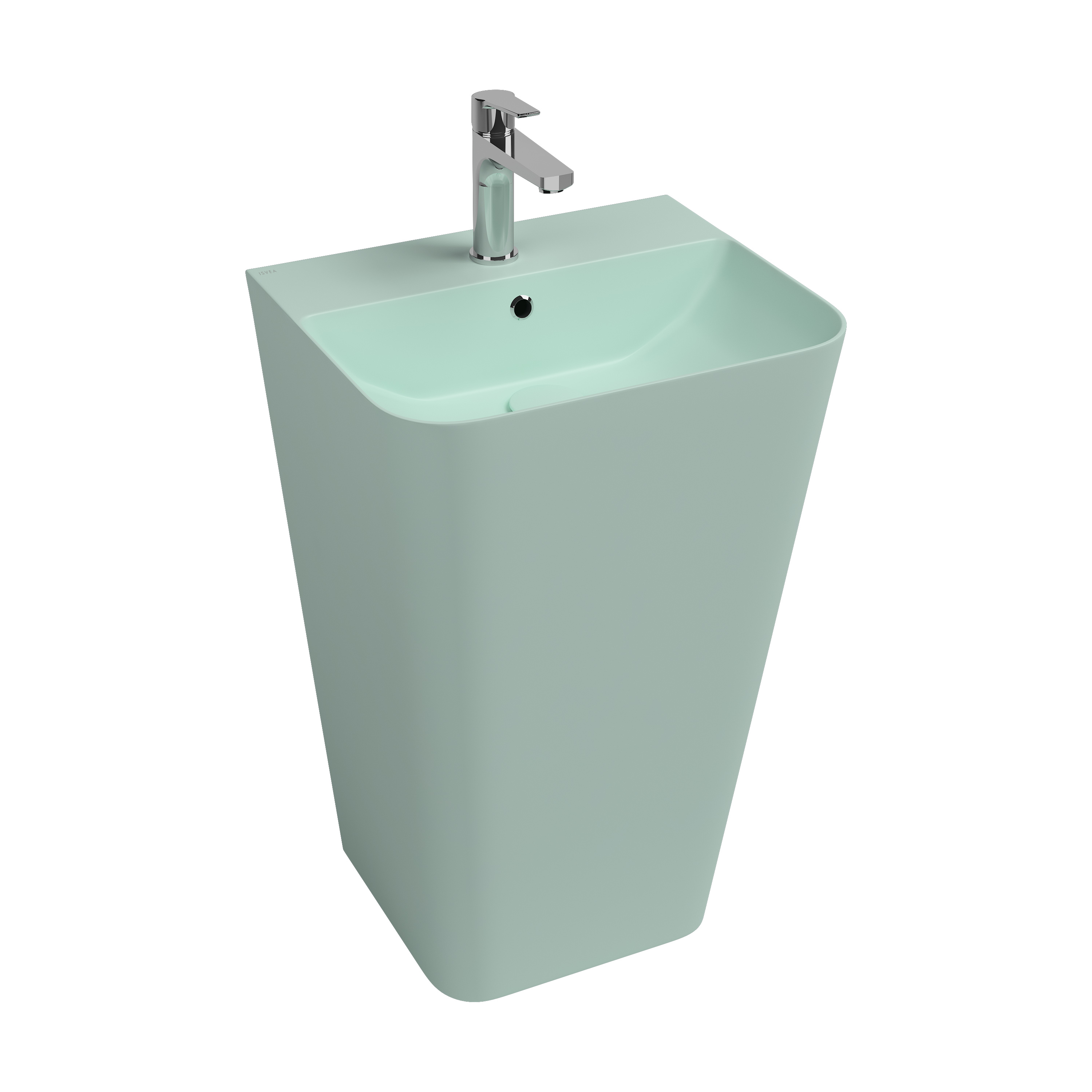 Infinity Countertop Washbasin 42 cm Petrol Green