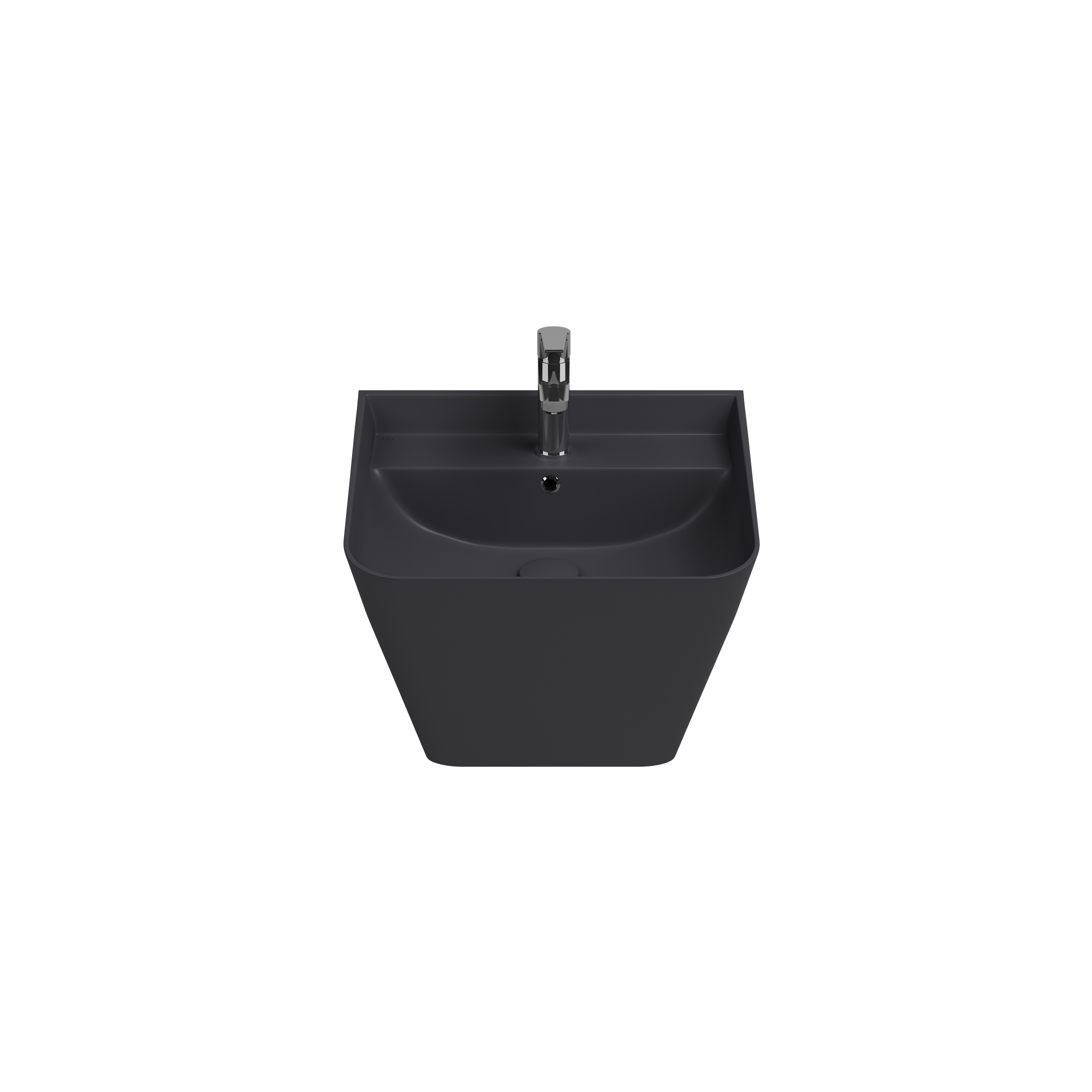 Infinity Countertop Washbasin 36 cm Black