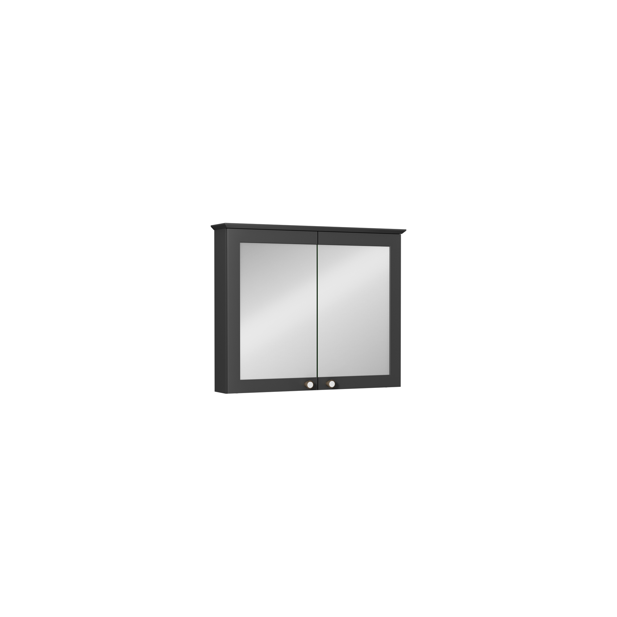 Siento 80 cm Mirror Cabinet, Thermoform Cashmere