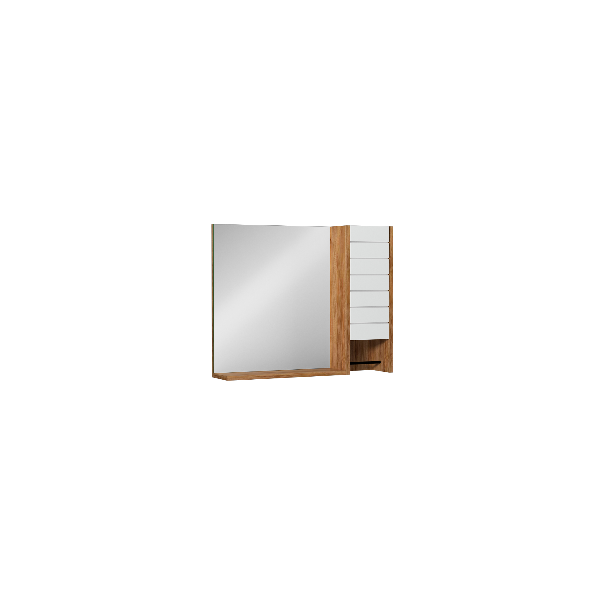 Aristo Washbasin Cabinet, Detroit & White 80 cm