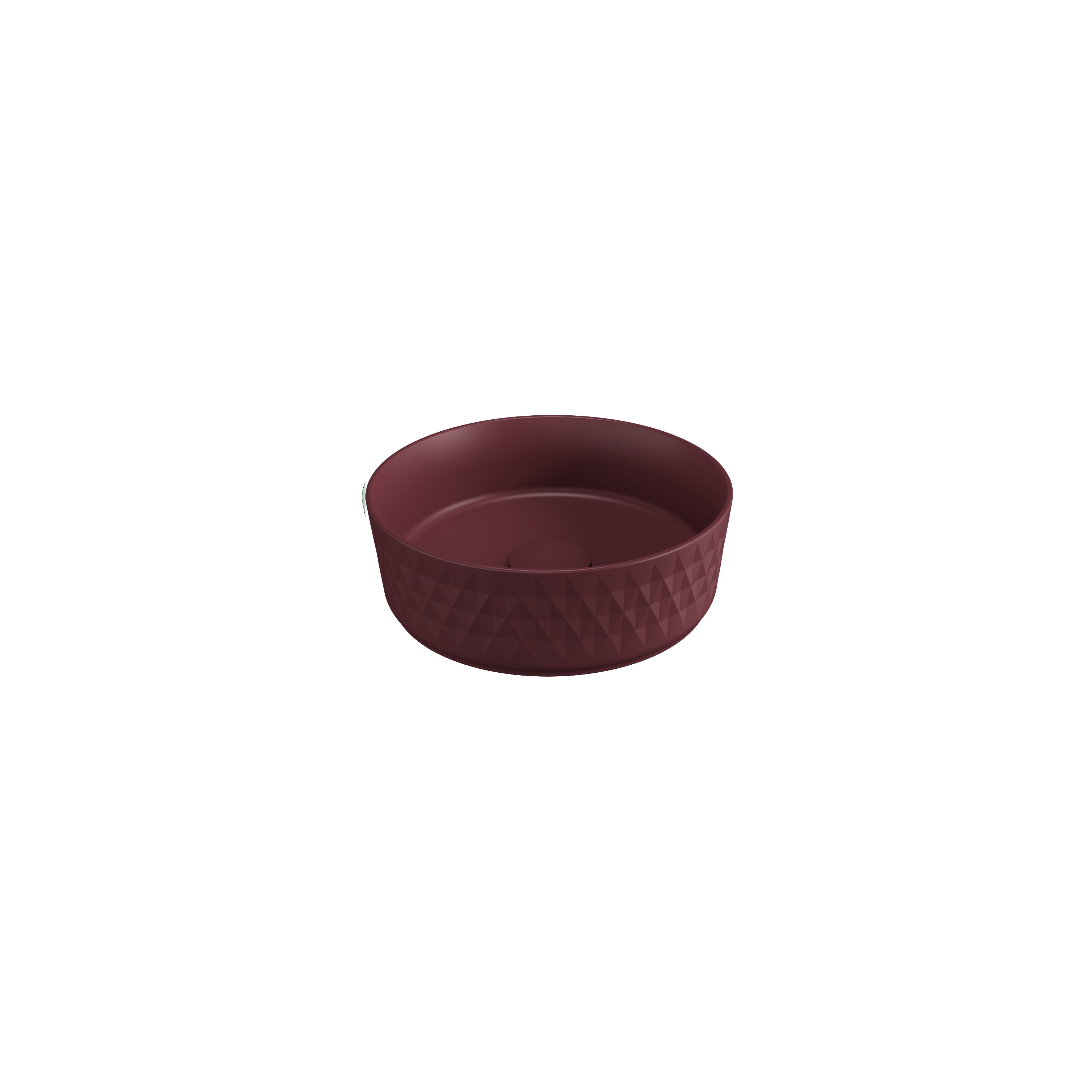Infinity Tezgah Üstü Lavabo 55 cm Mat Beyaz