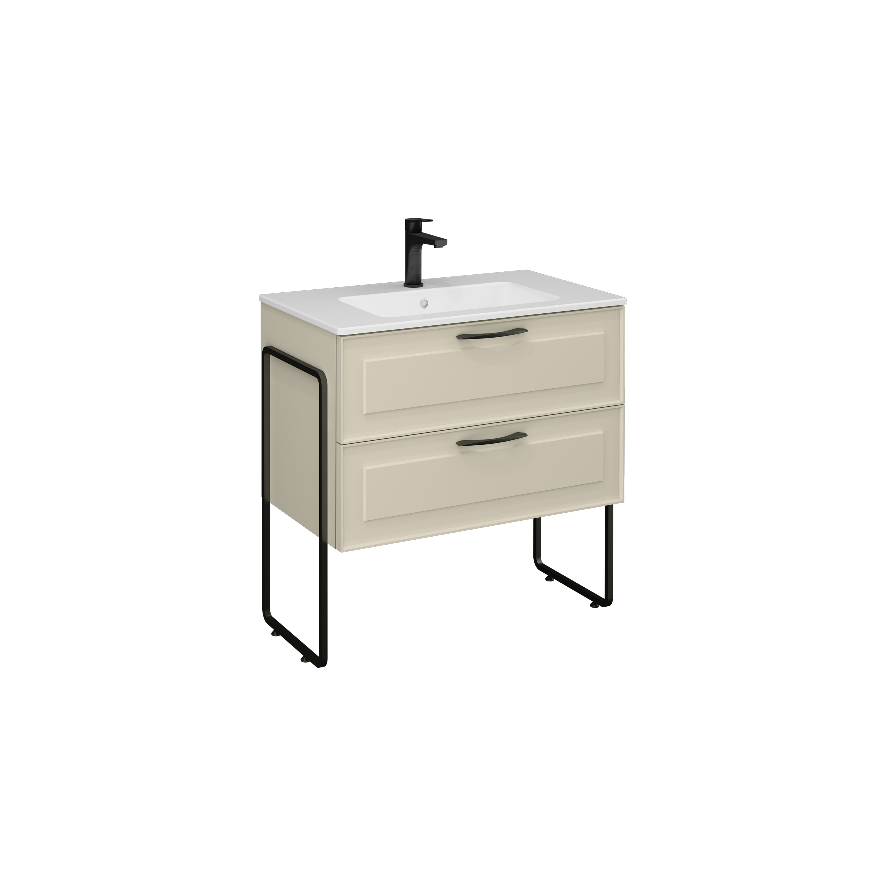 Modesto Washbasin Cabinet Right, Butter Yellow 30 cm