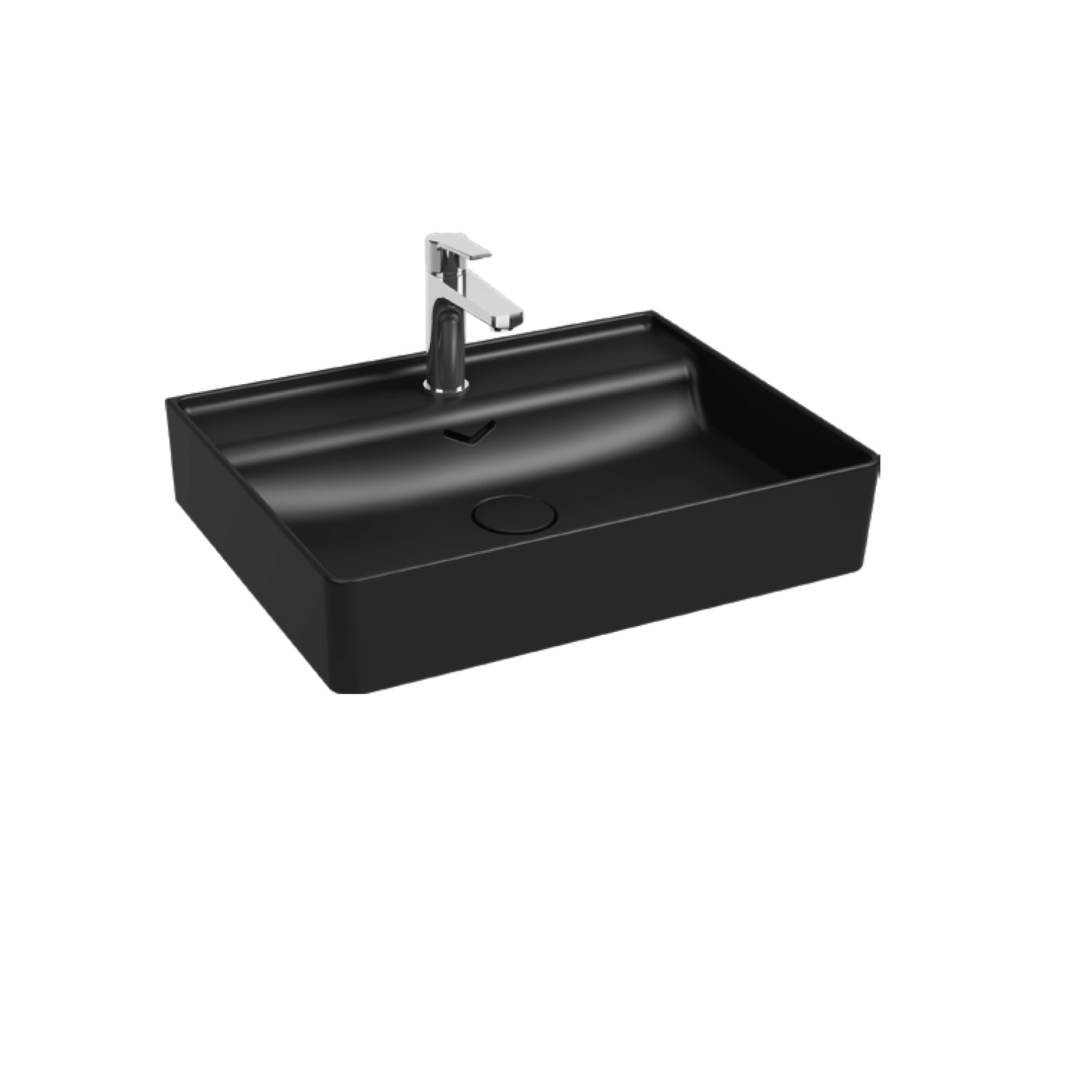 Sott Aqua Monoblok Yerden Lavabo 50 cm Rustik Bordo