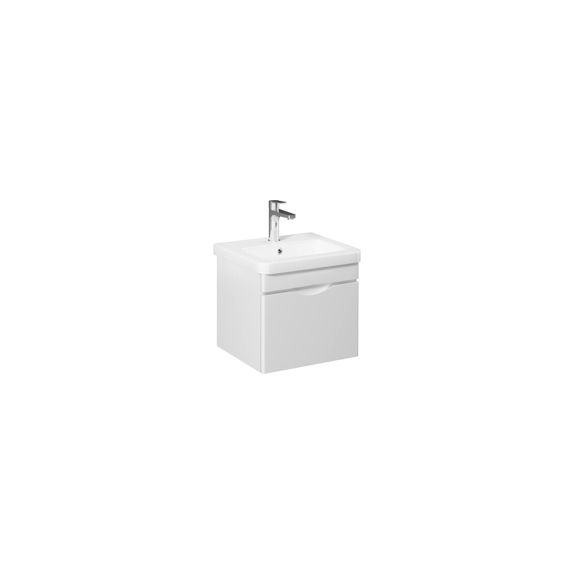 Neo Washbasin Cabinet, White 50 cm