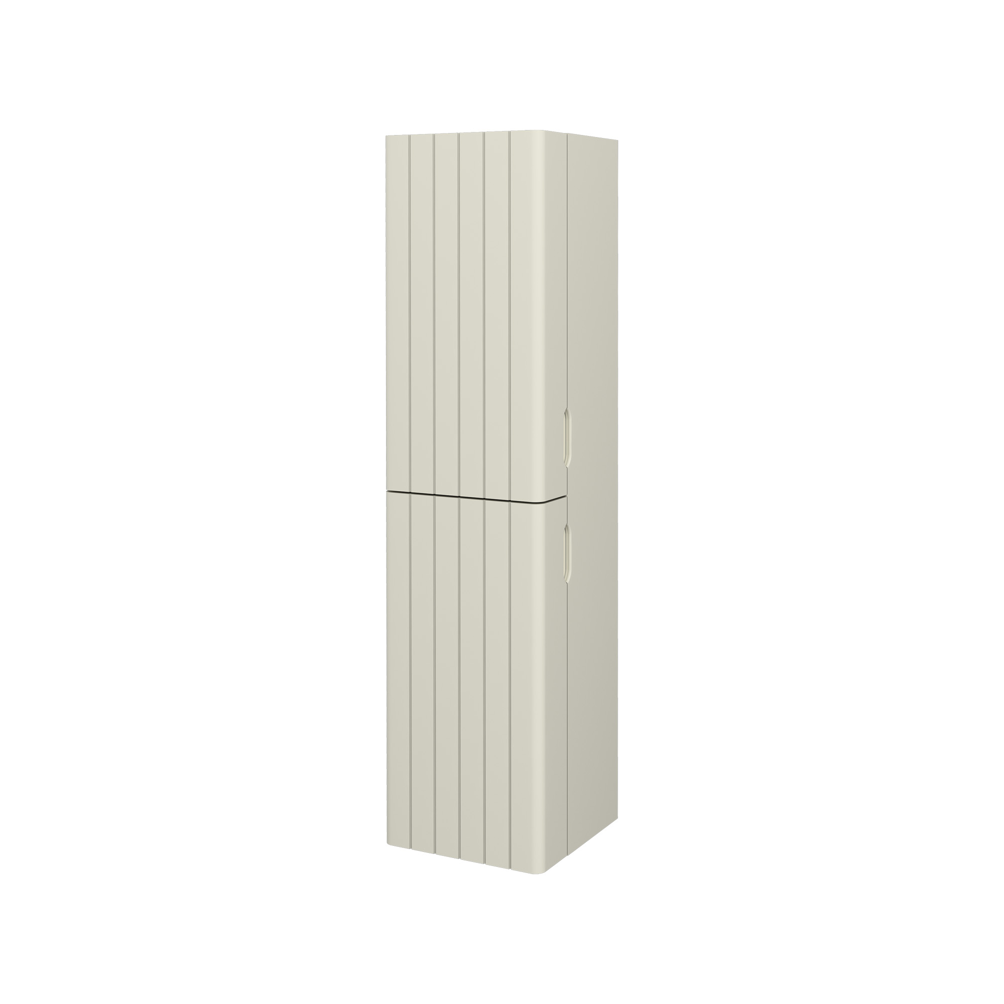 Vea  Tall Cabinet Left, Stone Grey 35 cm