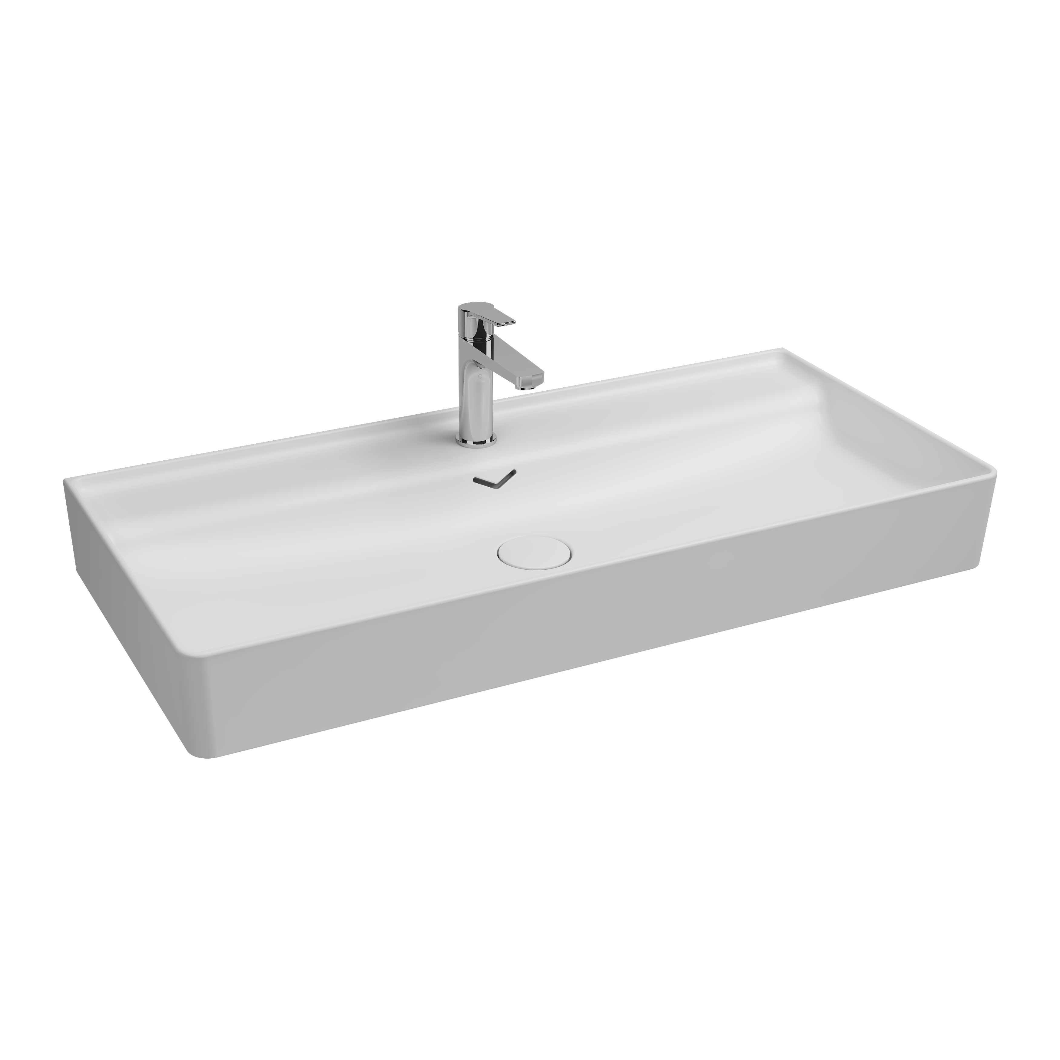 Vea Tezgah Üstü Lavabo 121 cm Antrasit
