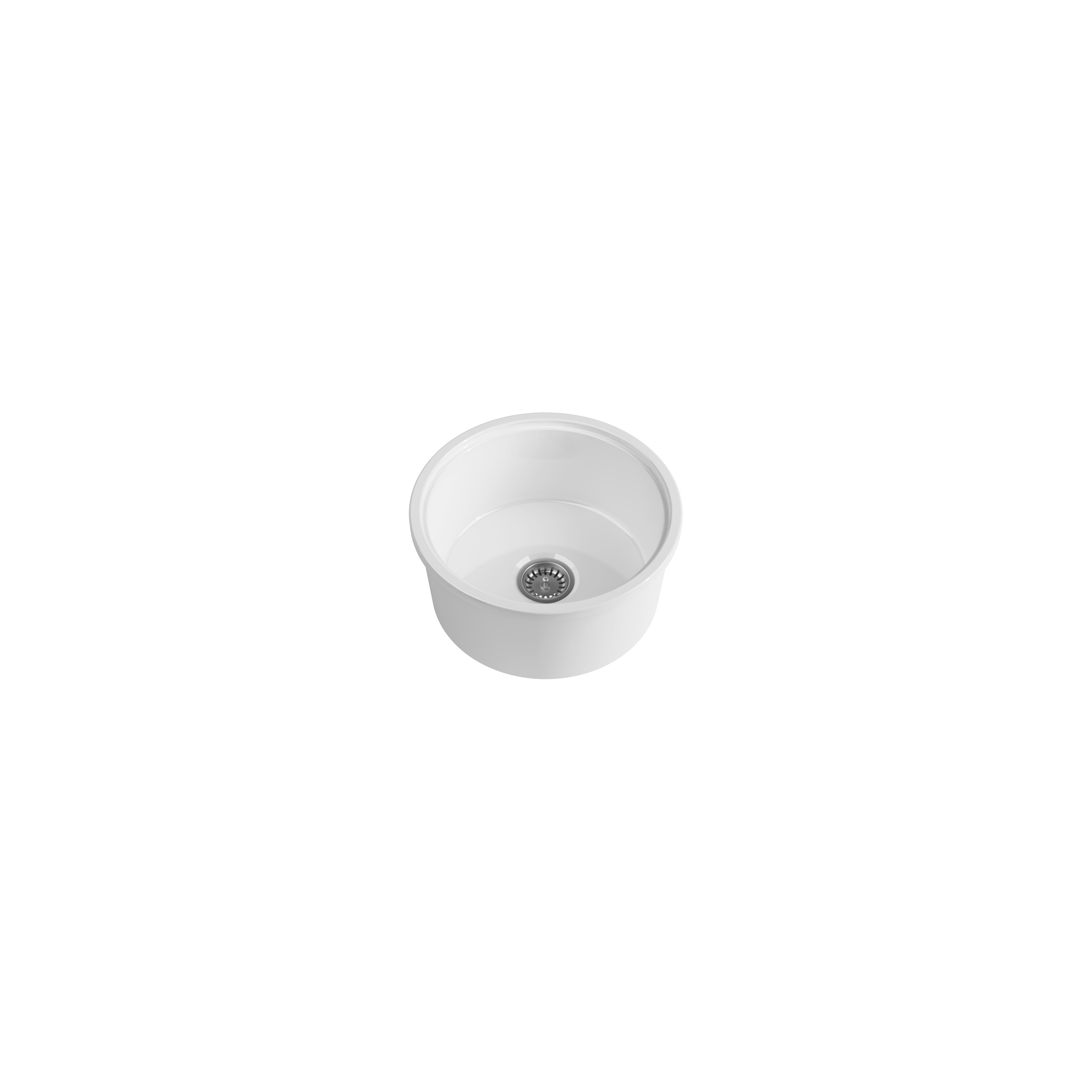 Pescara Double Bowl , Asymmetric 33" Matte White