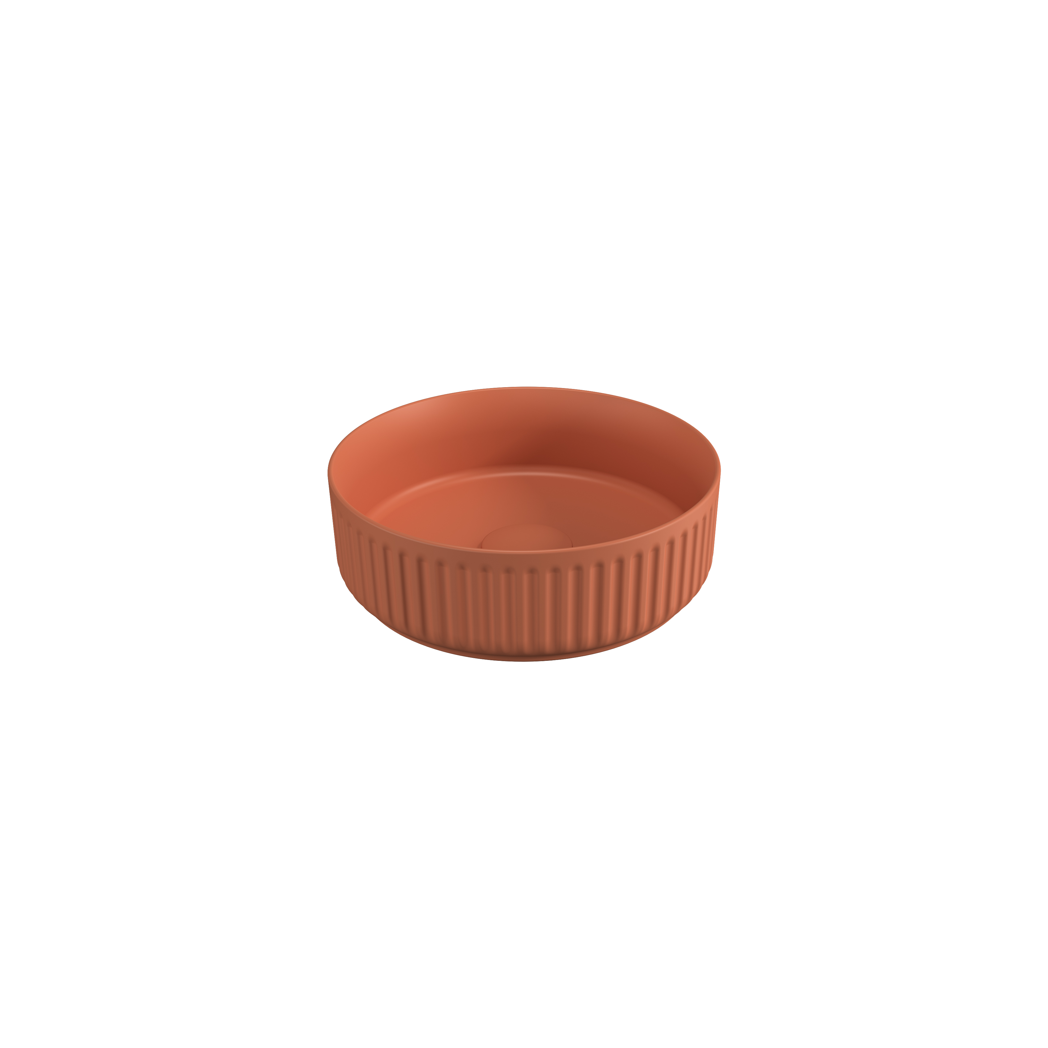 Ion Tezgah Üstü Lavabo 36 cm Terracotta