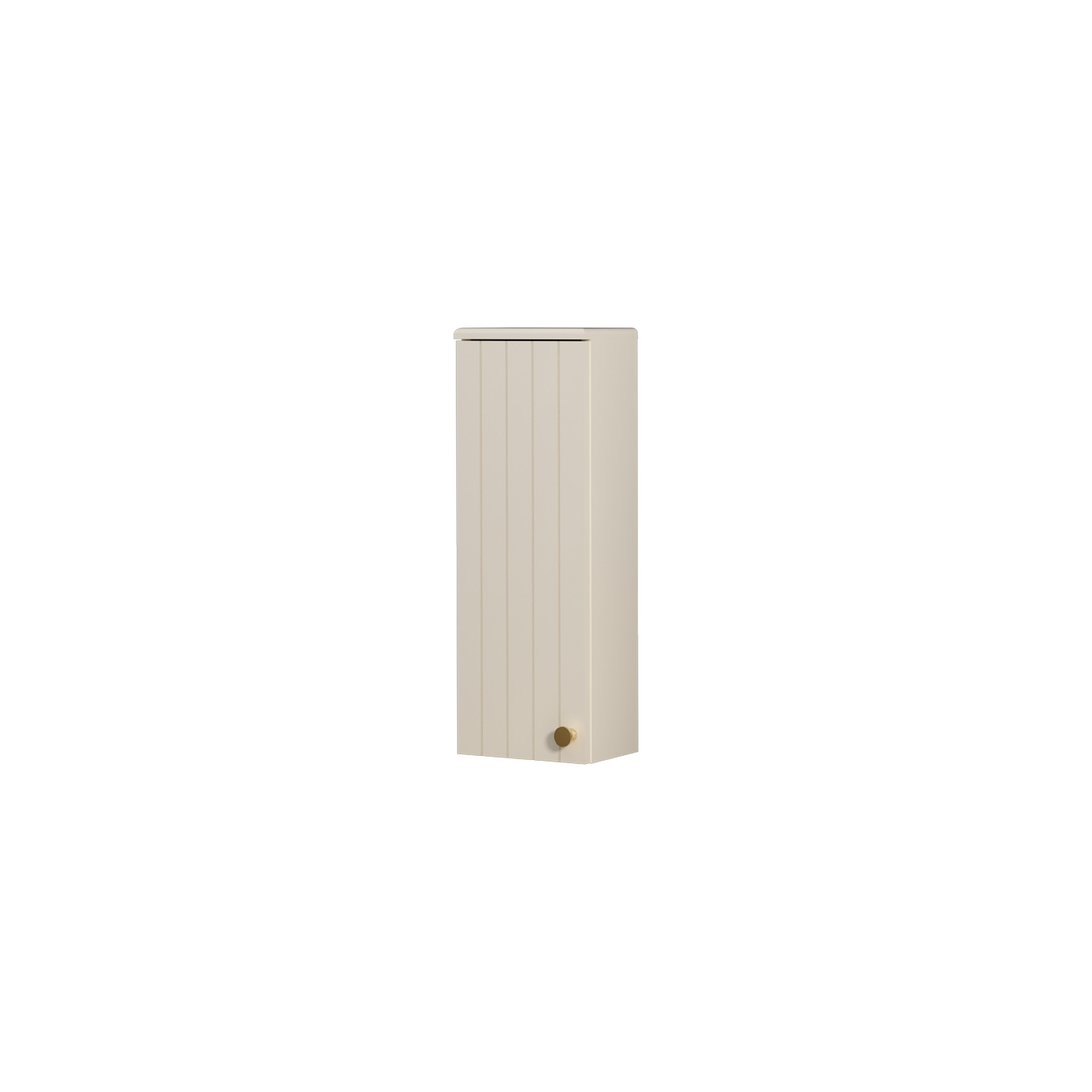 Rinato Upper Cabinet, Cream Left 25 cm