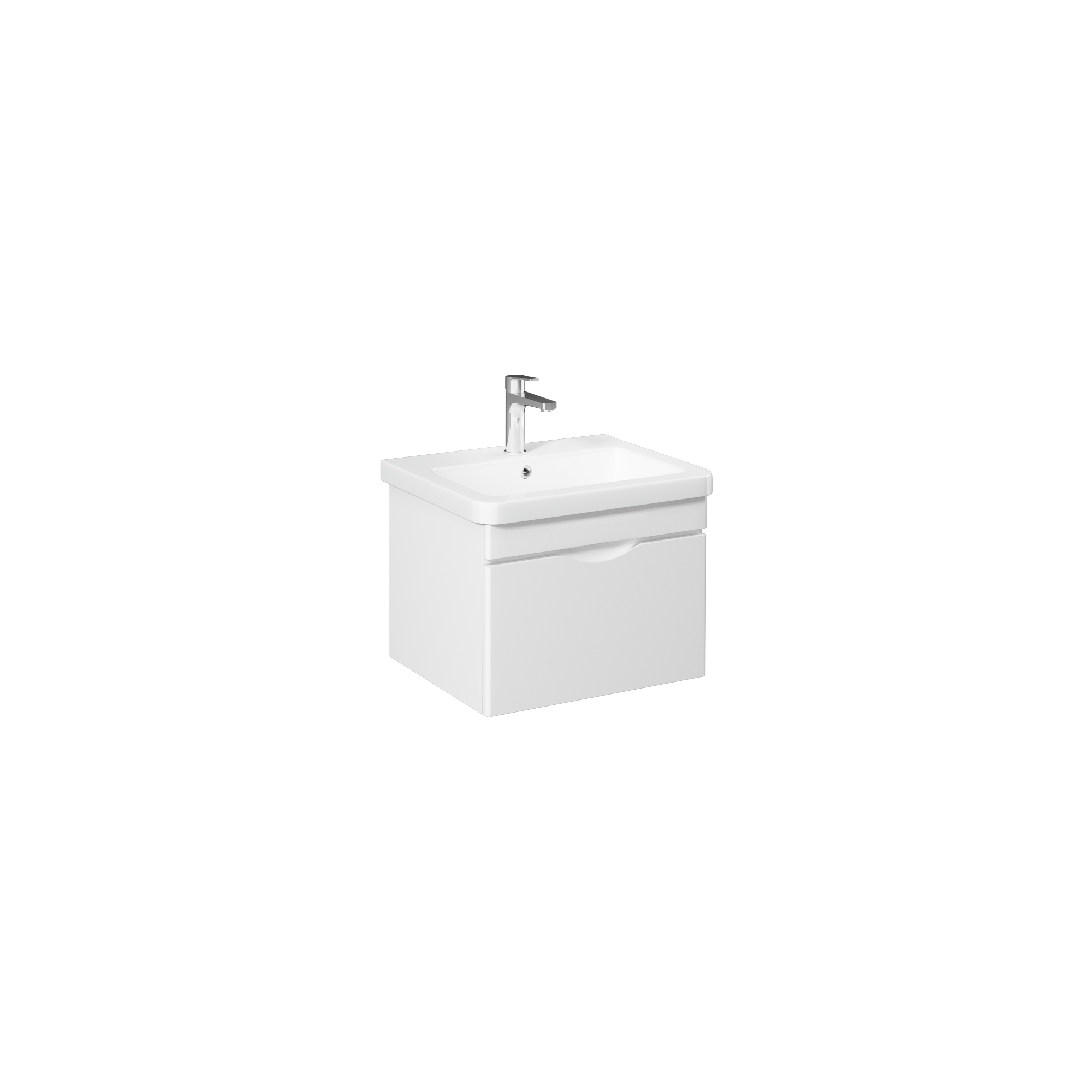 Neo 60cm Lavabo Dolabı 1 Çekmece(10PS50060 dahil) Beyaz