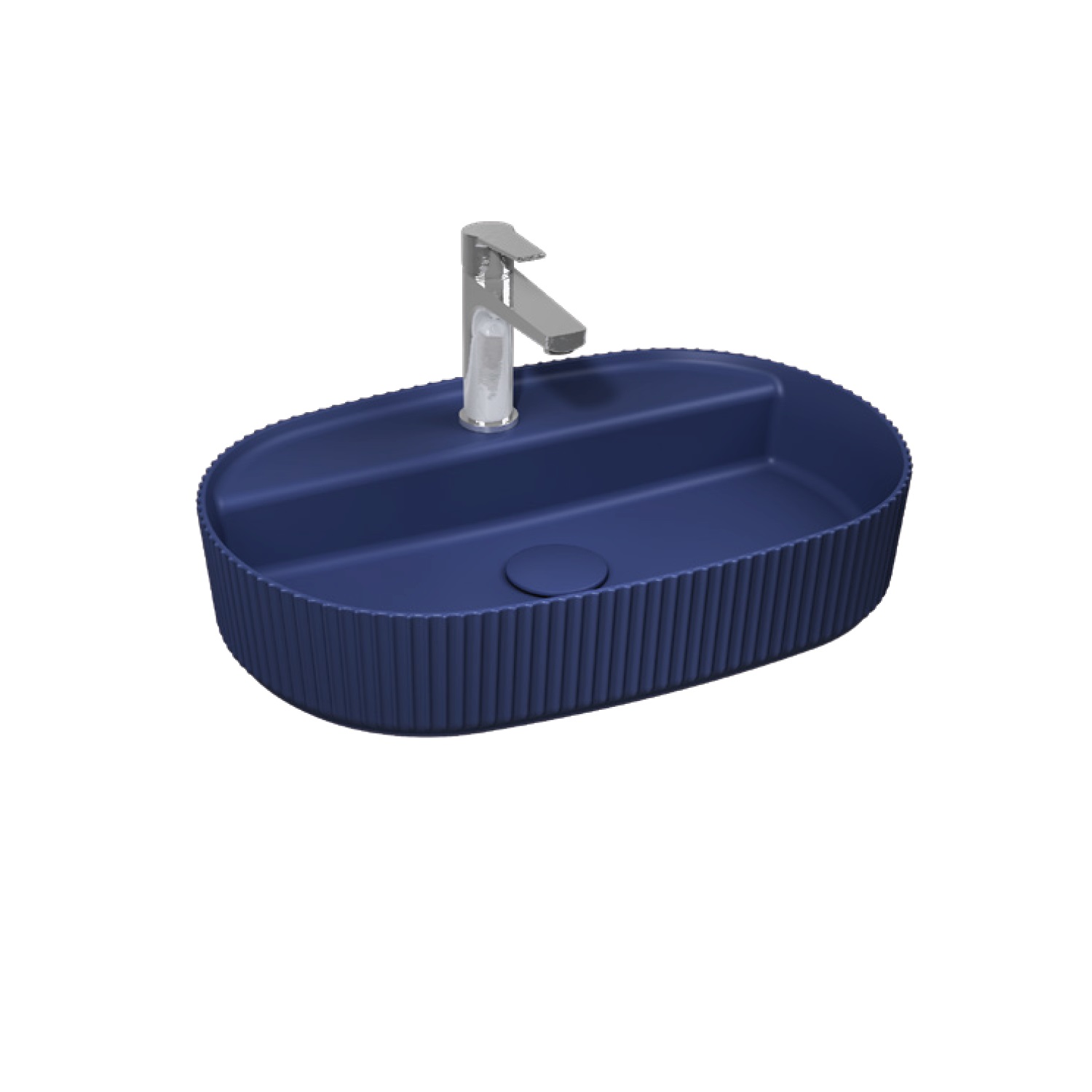 Sott Aqua Monoblok Yerden Lavabo 50 cm Rustik Bordo
