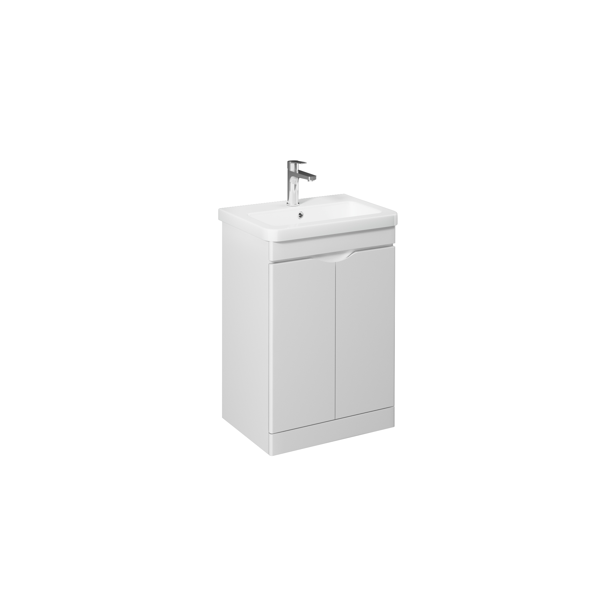 Neo 100cm Lavabo Dolabı 1 Çekmece(10PS50100 dahil) Gri