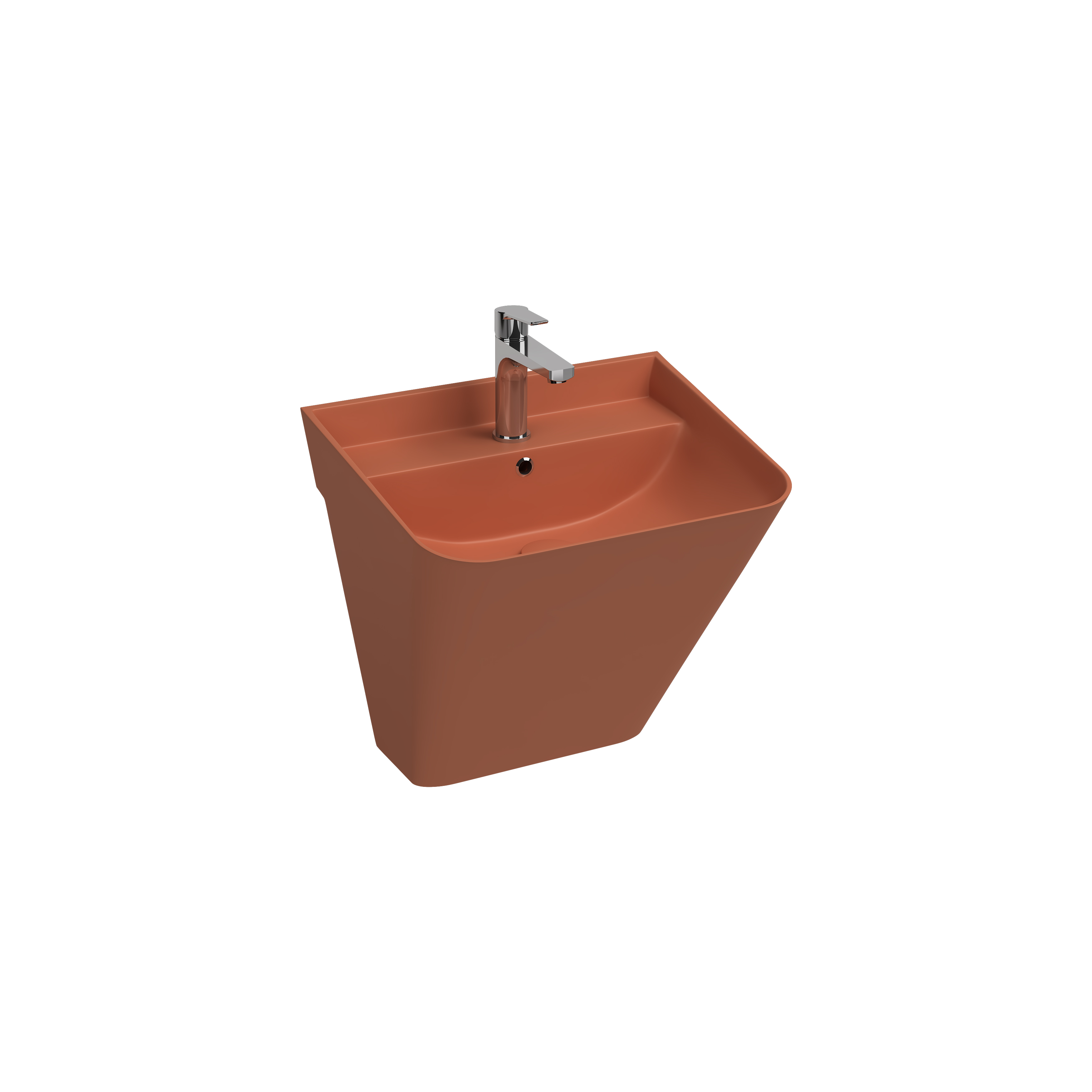 Vea Tezgah Üstü Lavabo 81 cm Siyah