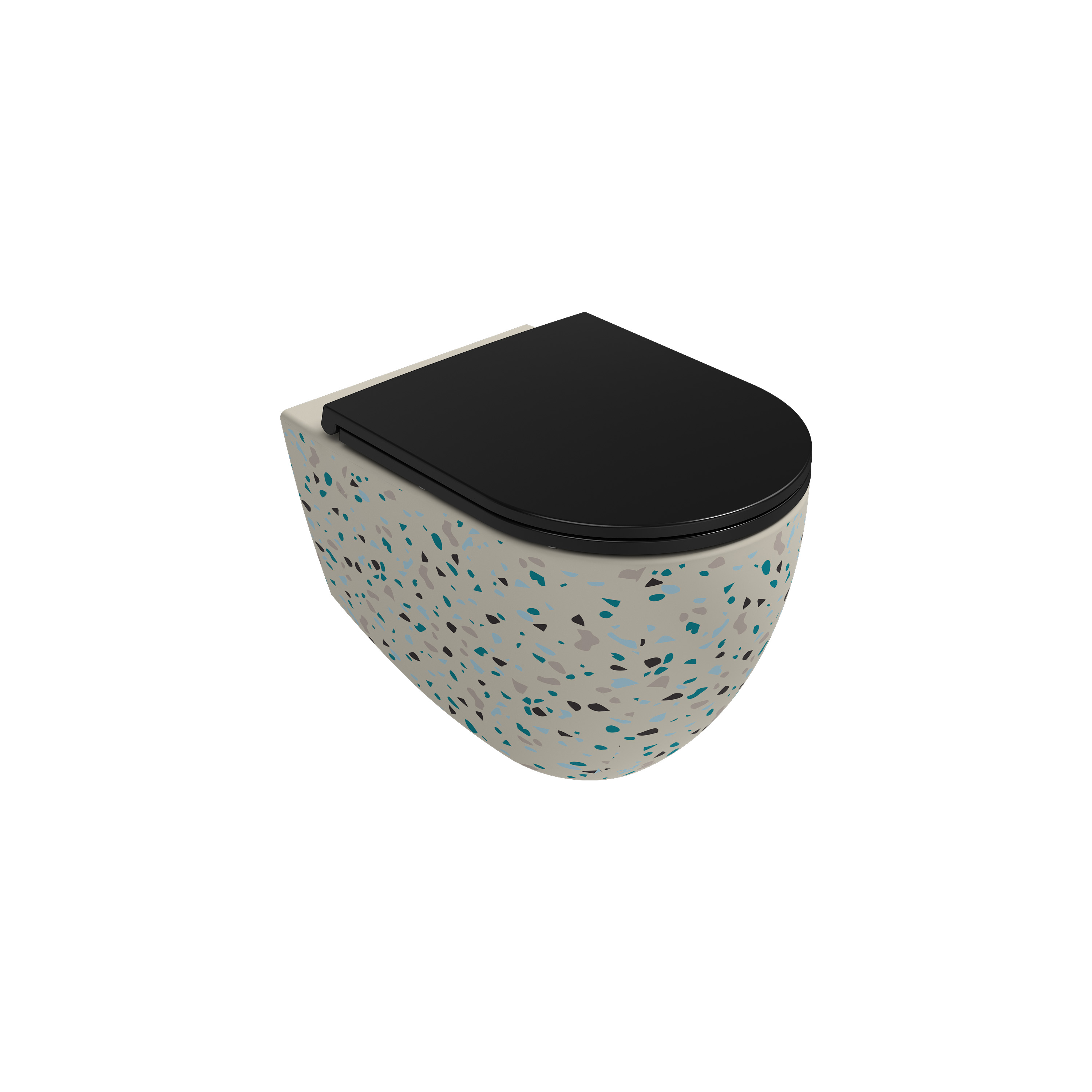 Countertop Washbasin 55 cm  Terrazzo Mint