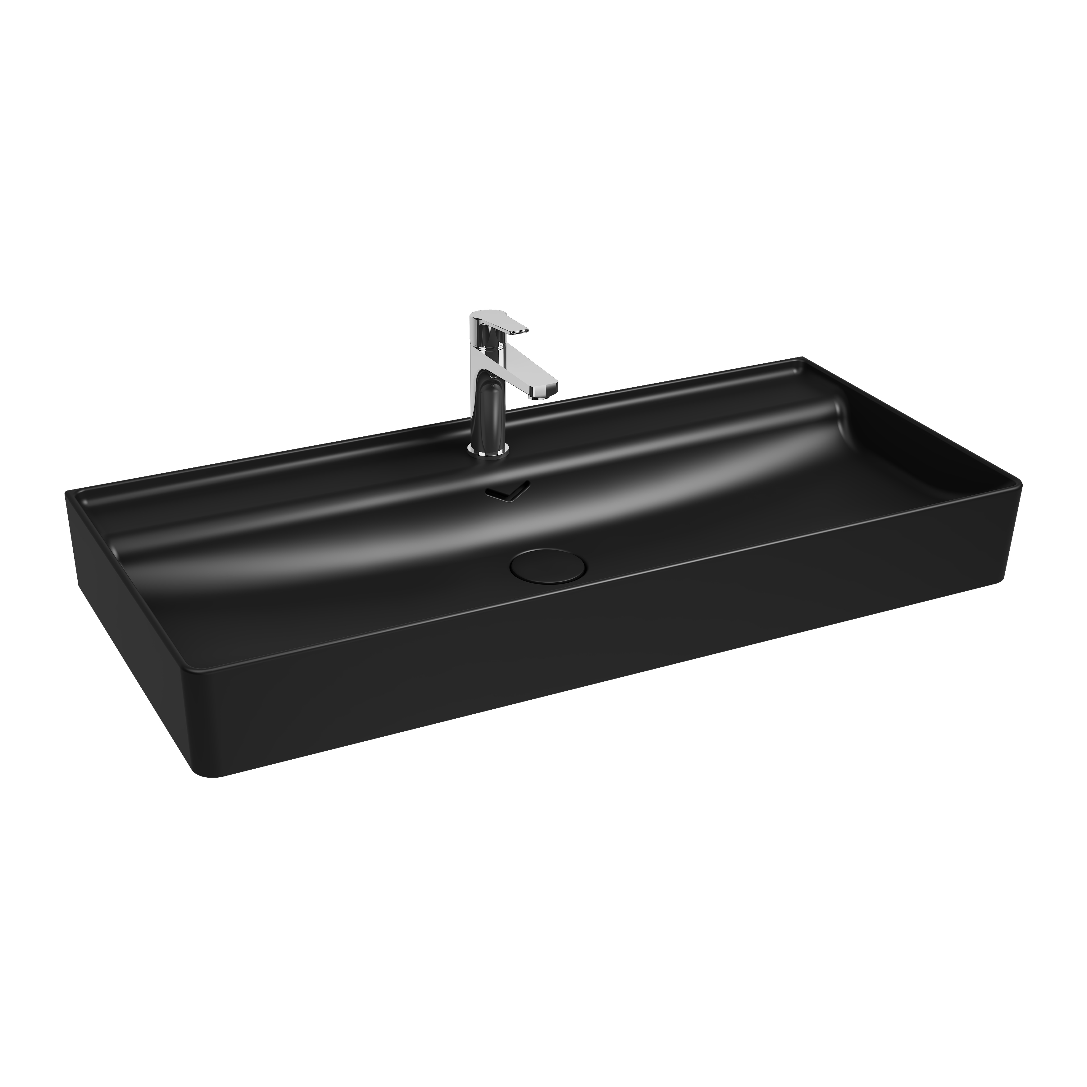 Vea Tezgah Üstü Lavabo 121 cm Antrasit