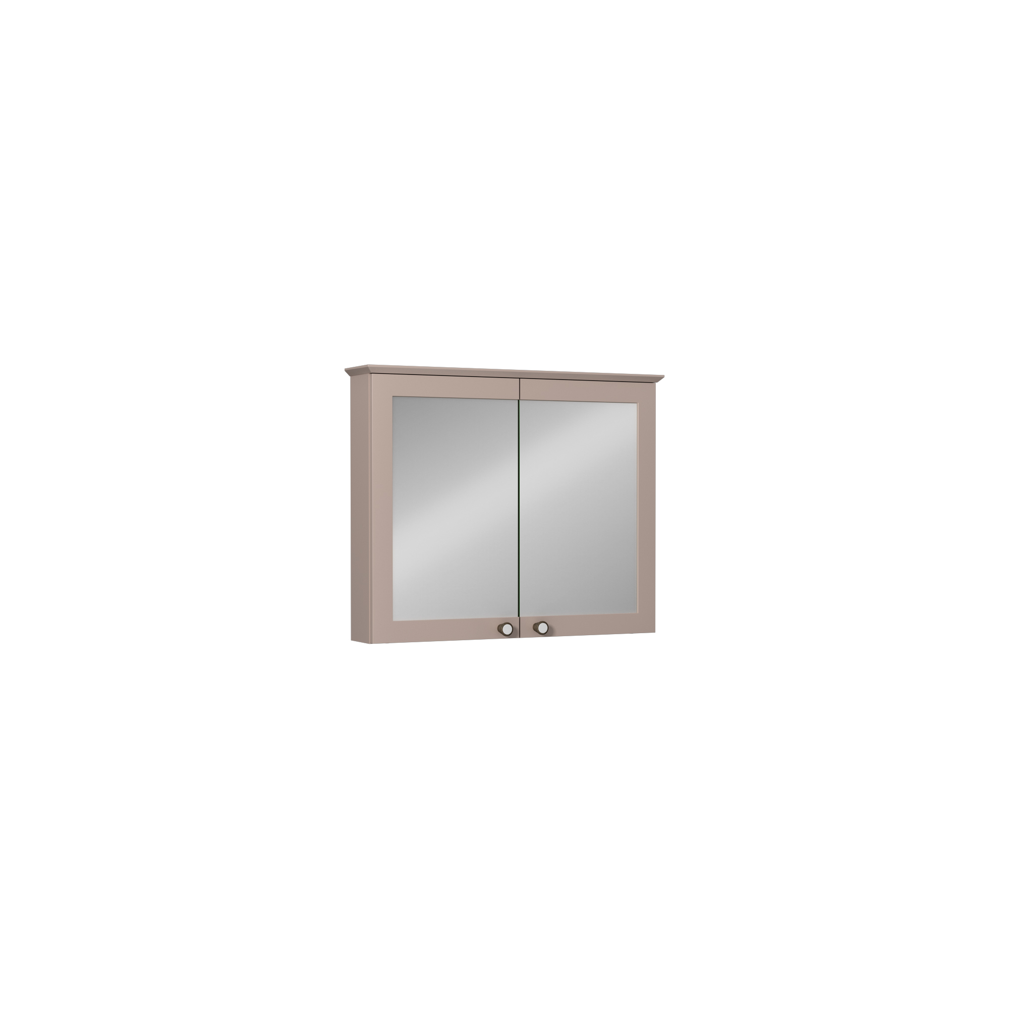 Siento Washbasin Cabinet, Thermoform Cashmere 80 cm