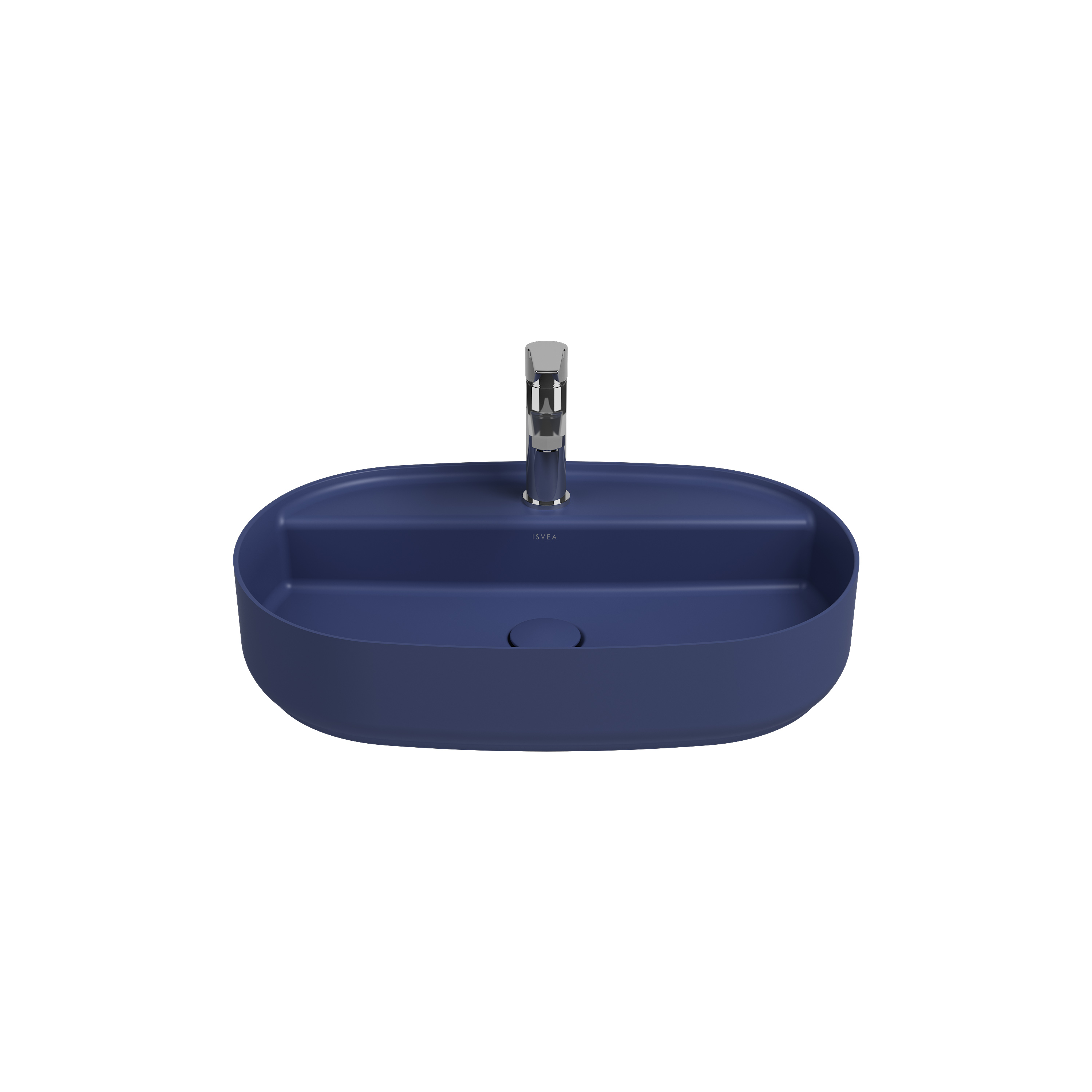 Infinity Countertop Washbasin 55 cm Isvea Blue