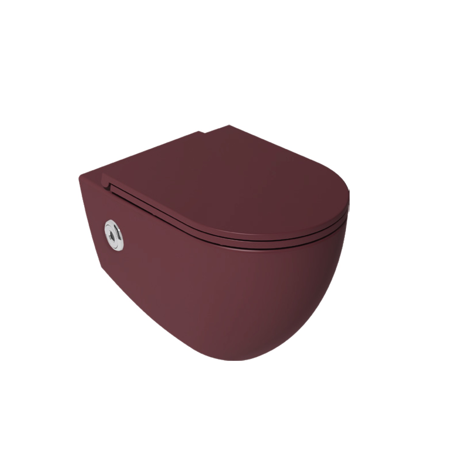Fluido Tezgah Üstü Lavabo 60 cm Terracotta