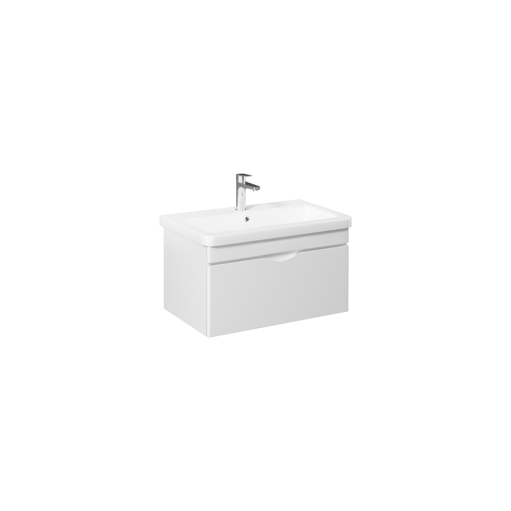 Neo Washbasin Cabinet, White 80 cm