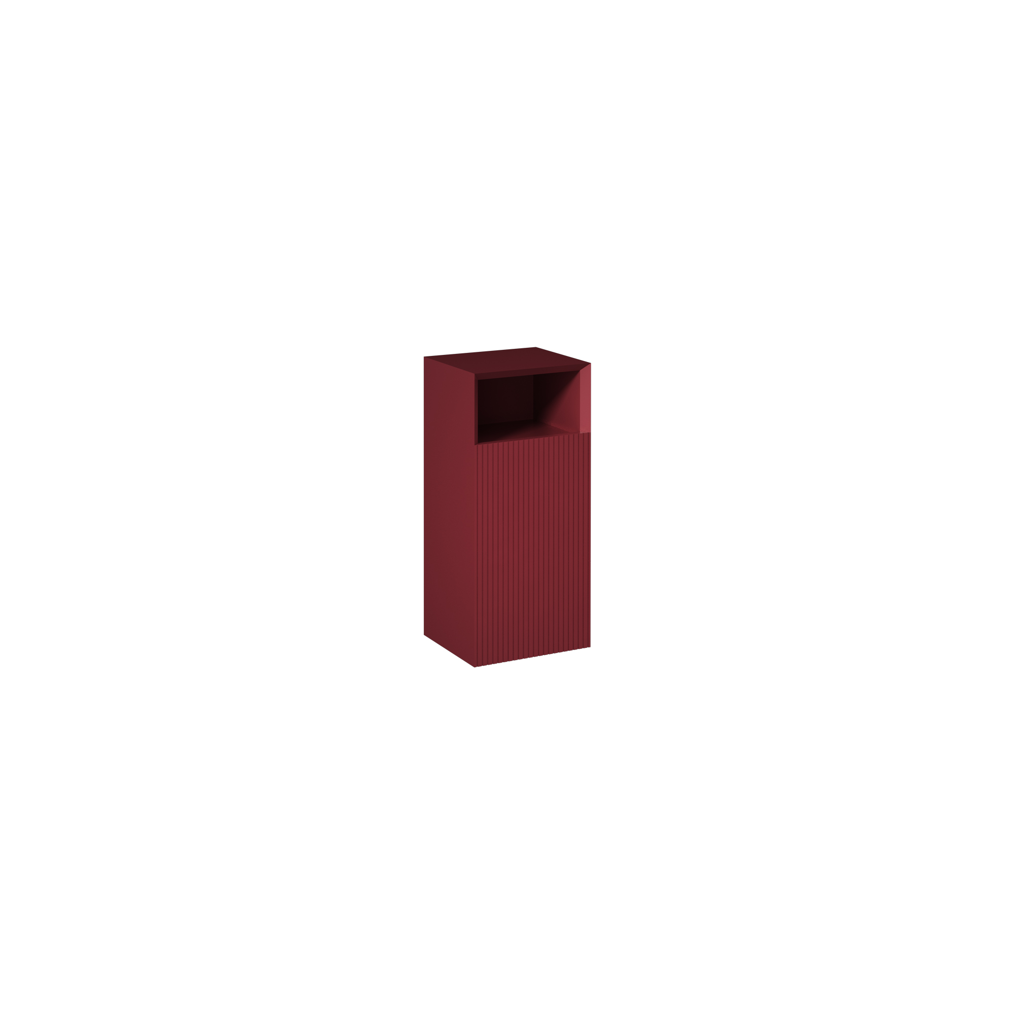 Infinity Lavabo Dolabı Açık Raf130cm ( 10NF65050-2Rdahil) Yakut Kırmızı 