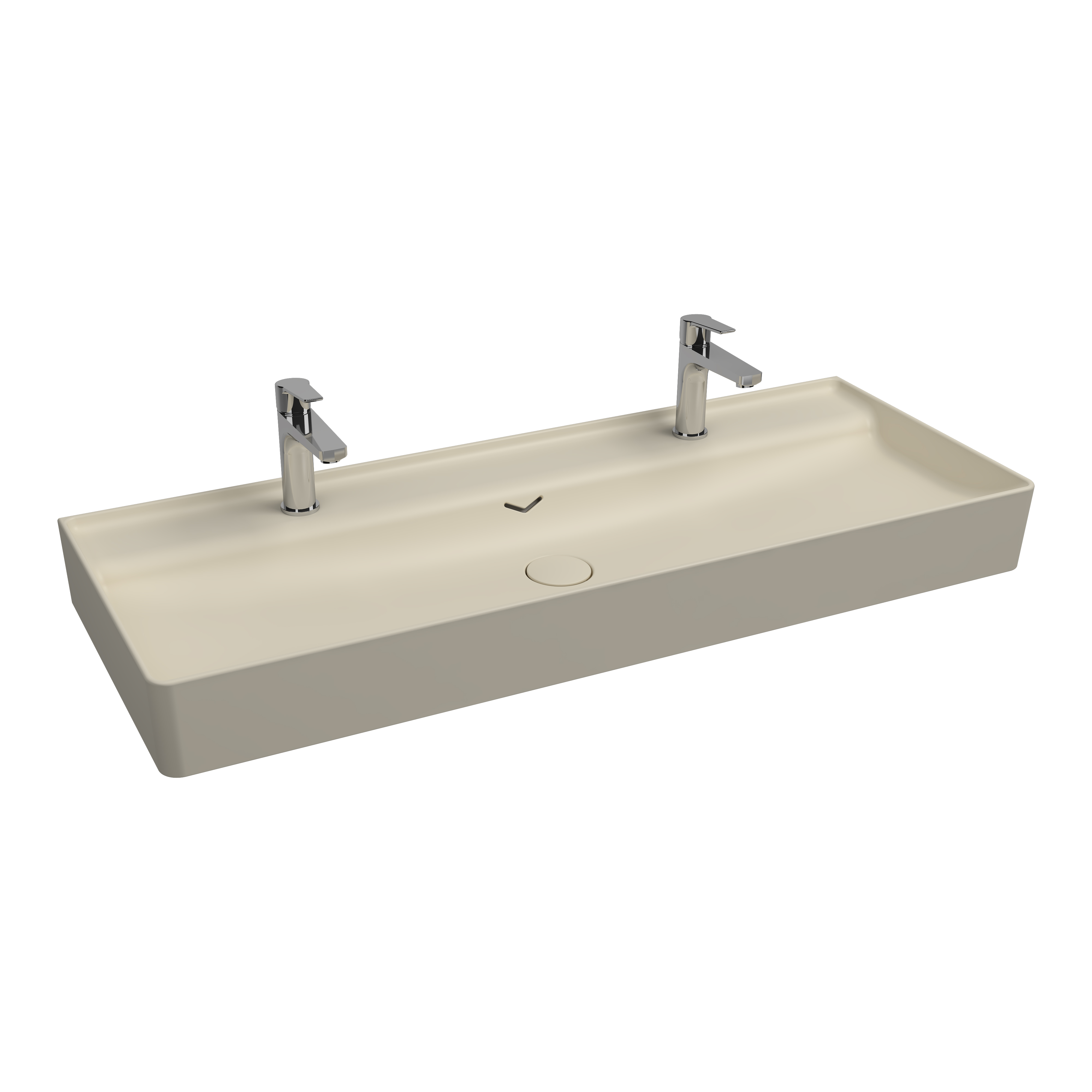 Vea Tezgah Üstü Lavabo 121 cm Fildişi