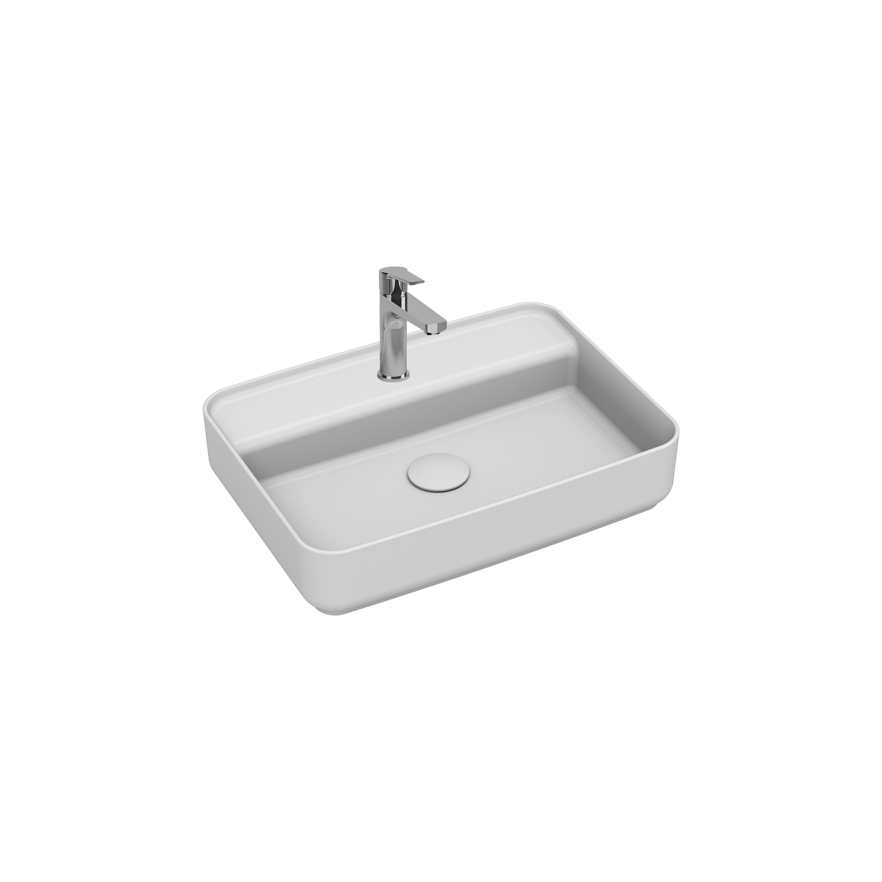 Infinity Countertop Washbasin 55 cm