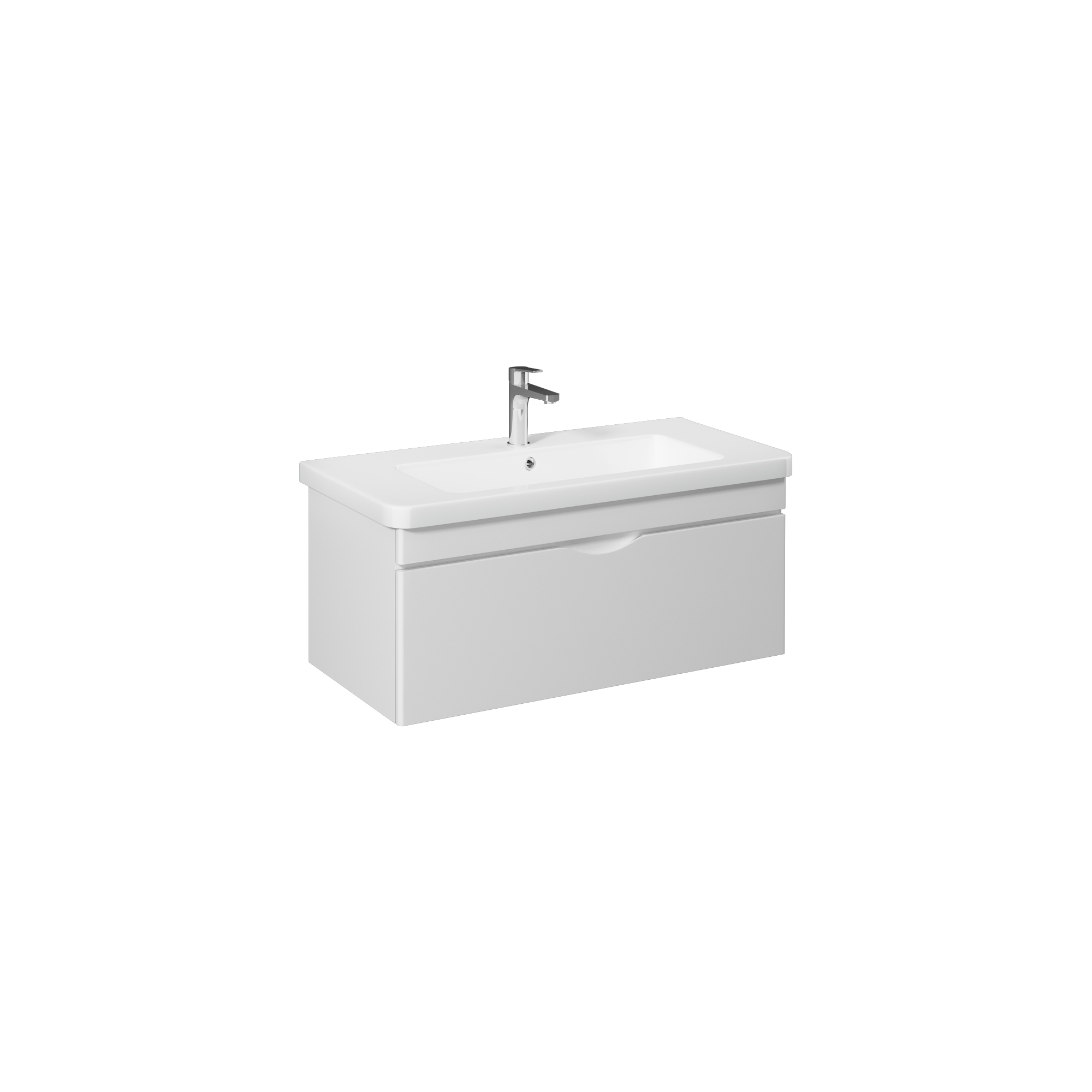 Neo Washbasin Cabinet, White 100 cm