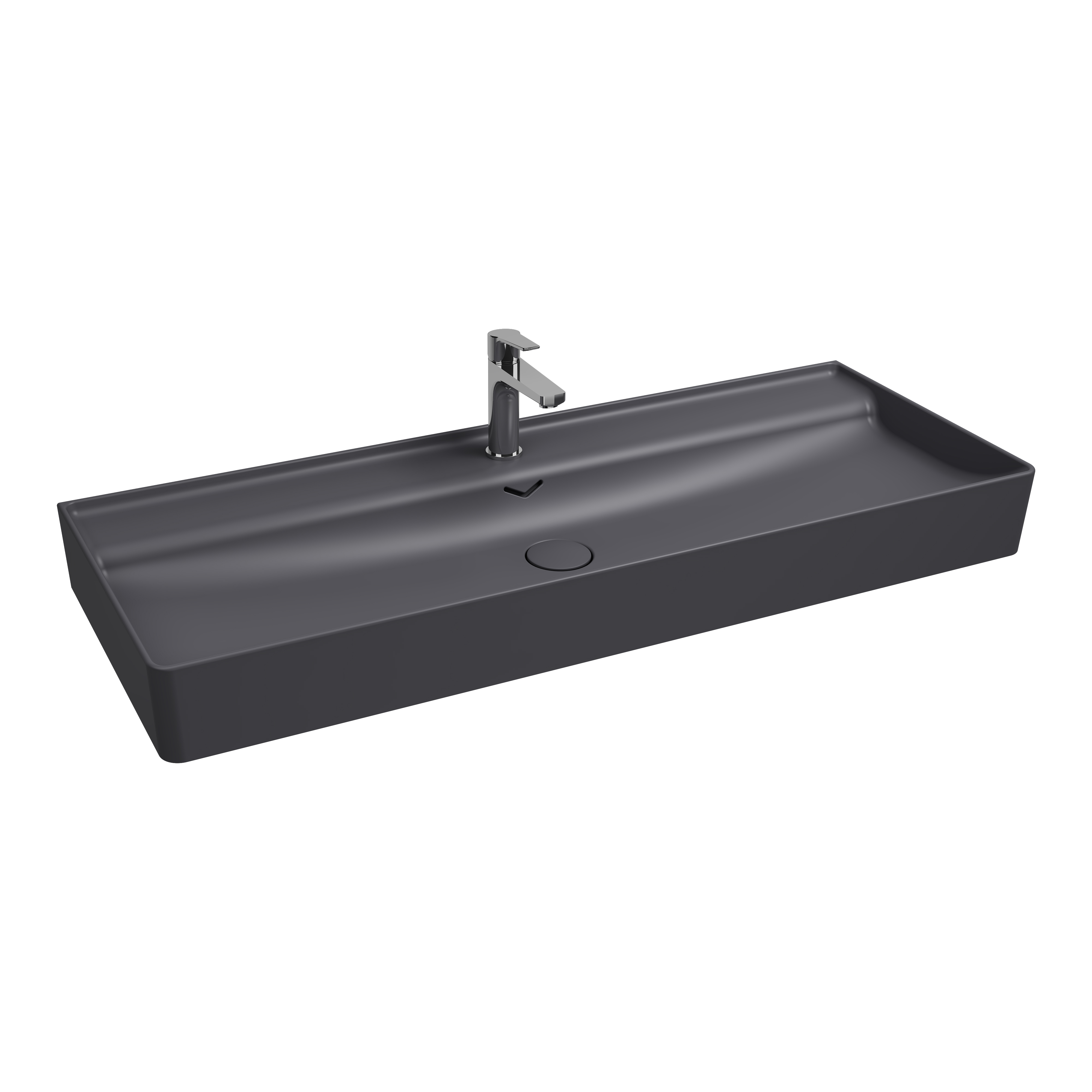 Allegro Tezgah Üstü Monoblok Lavabo 60 cm Terracotta