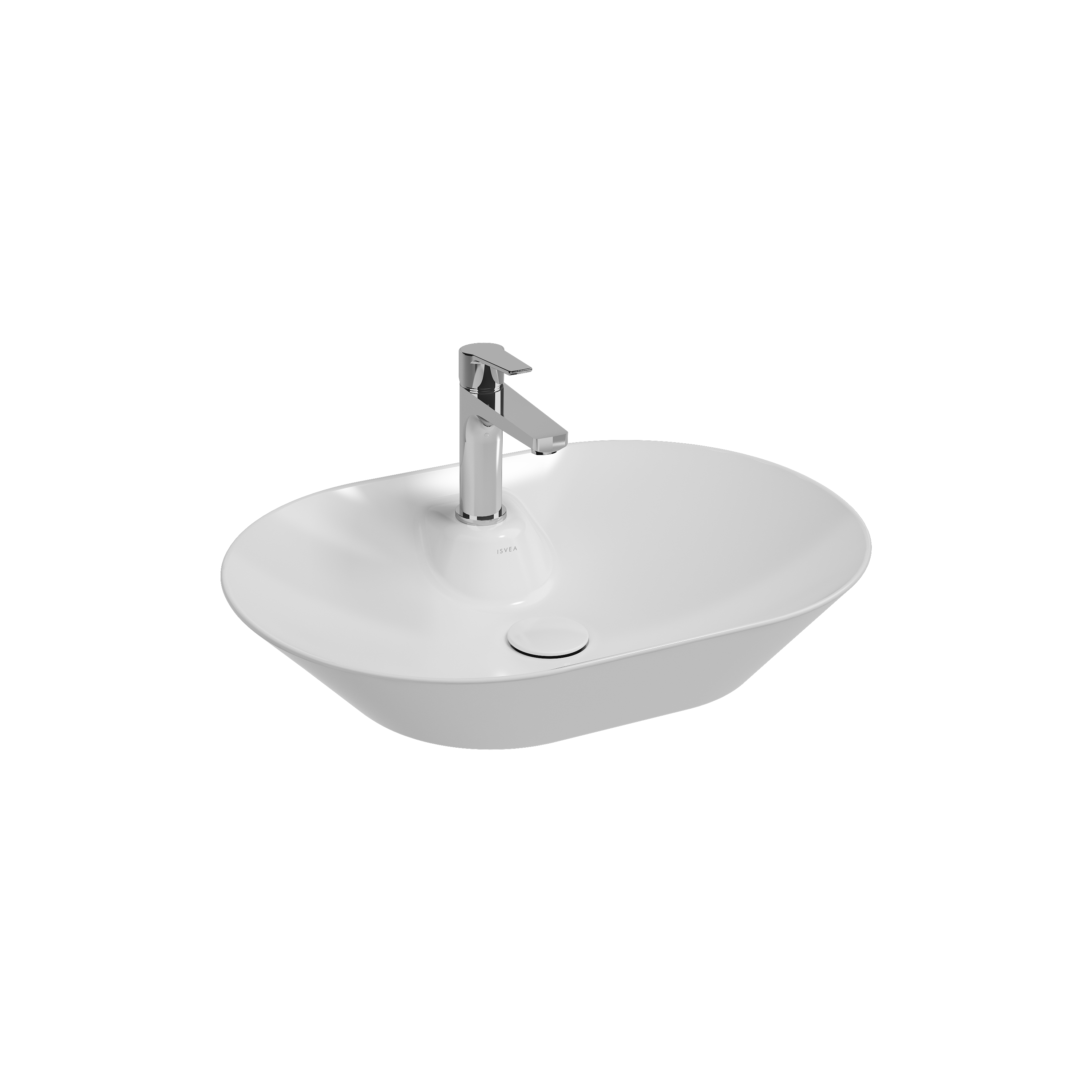 SistemaY Countertop Washbasin, 51 cm