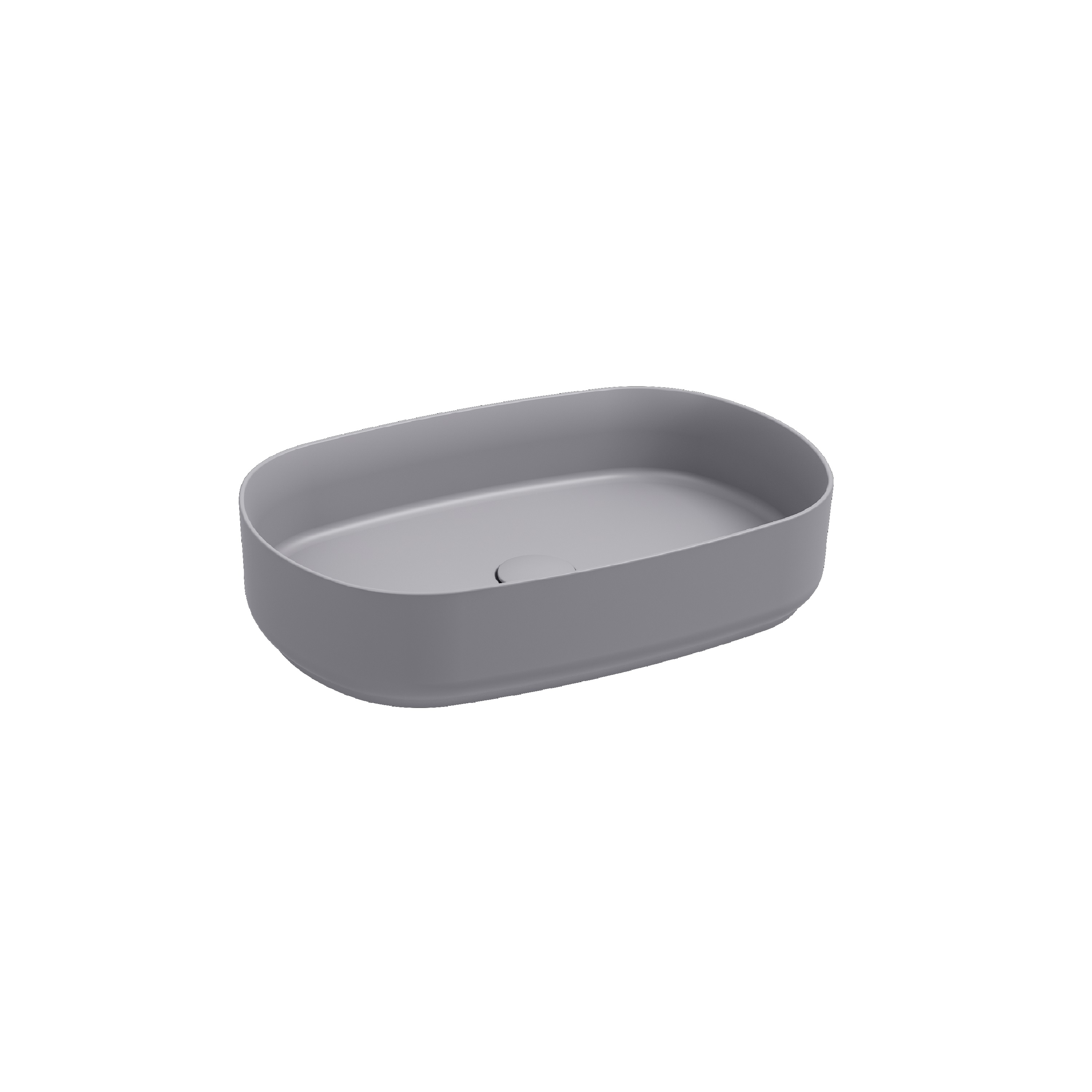 Infinity Tezgah Üstü Lavabo 60 cm Taş Gri