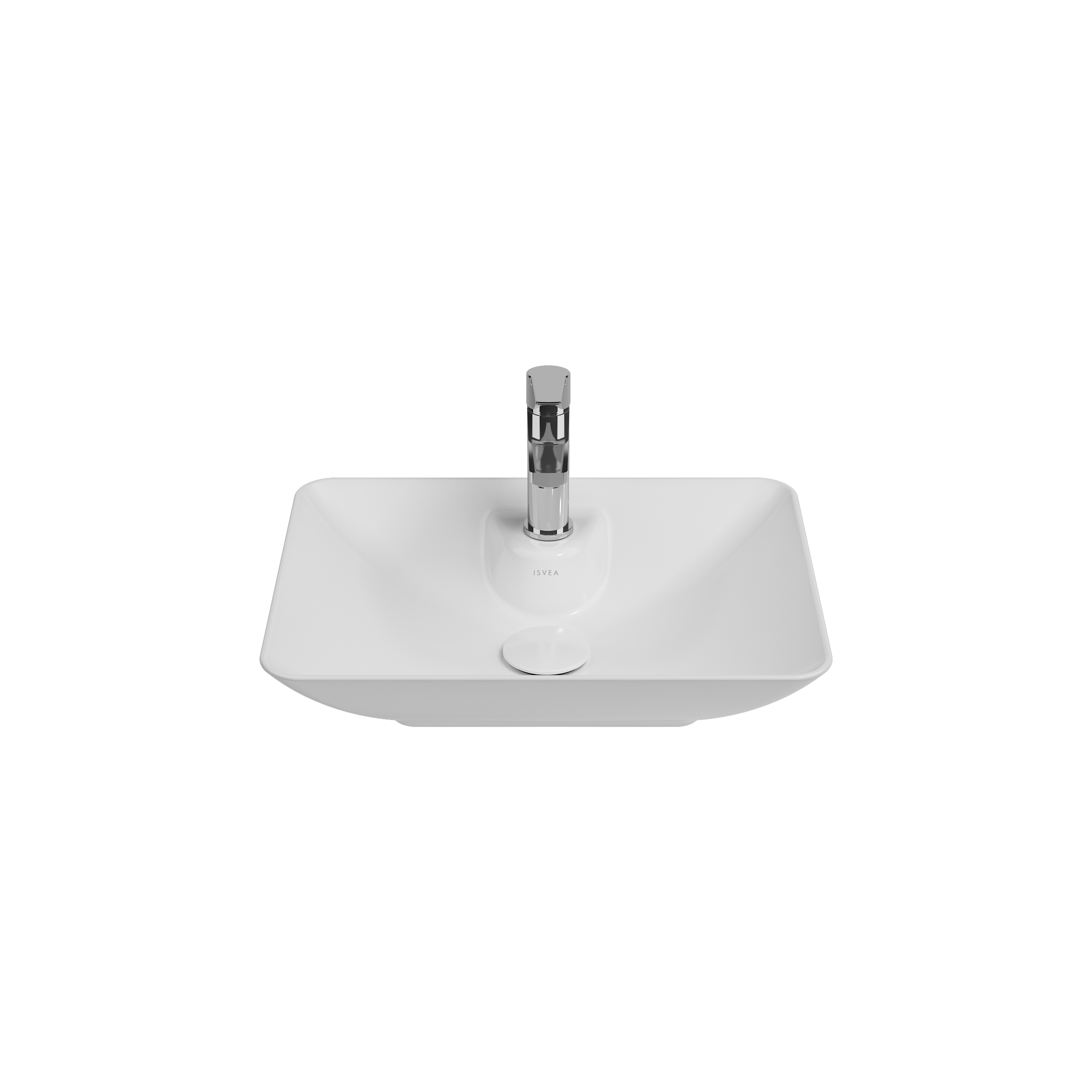 SistemaY Countertop Washbasin, 51 cm