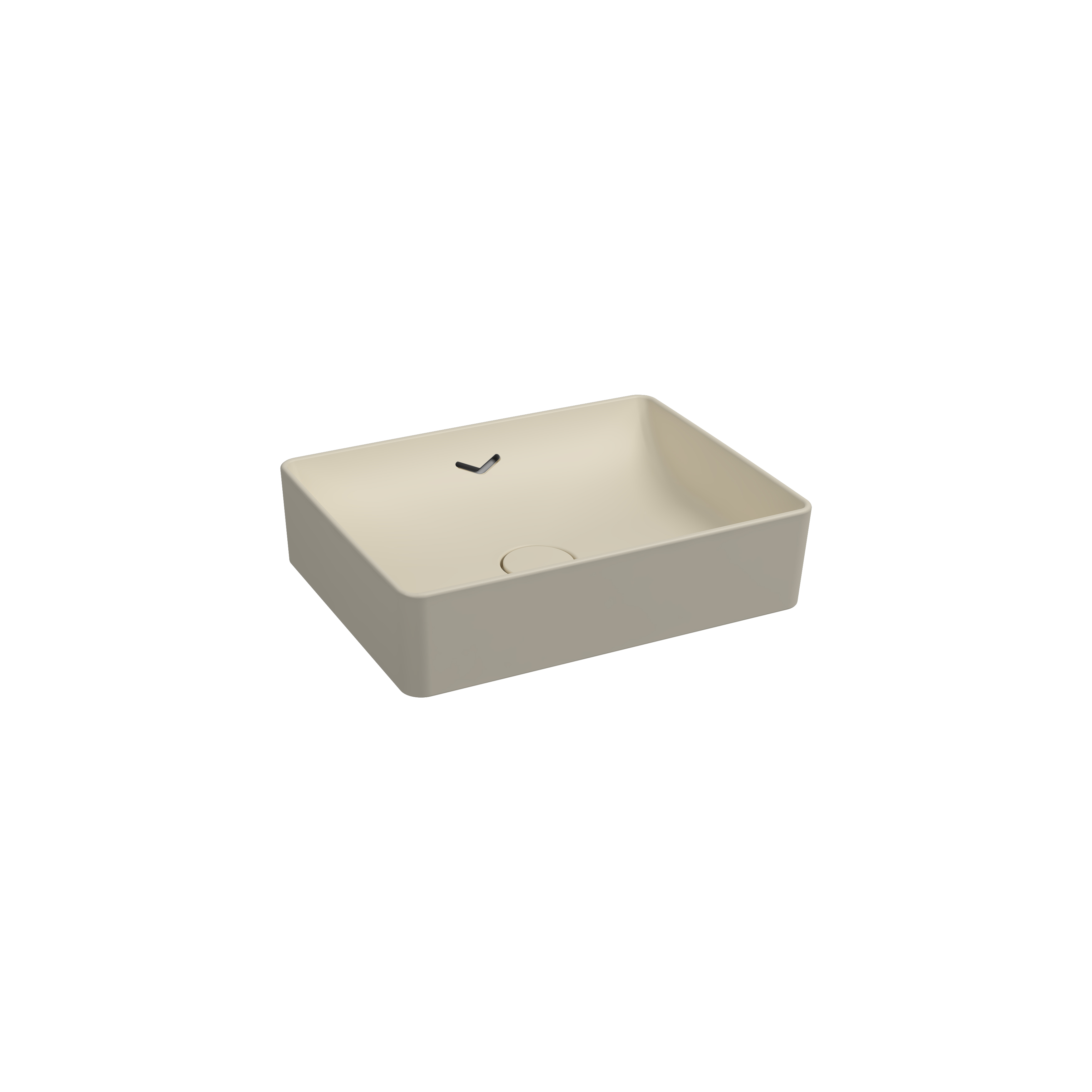 Vea Tezgah Üstü Lavabo 50 cm Fildişi