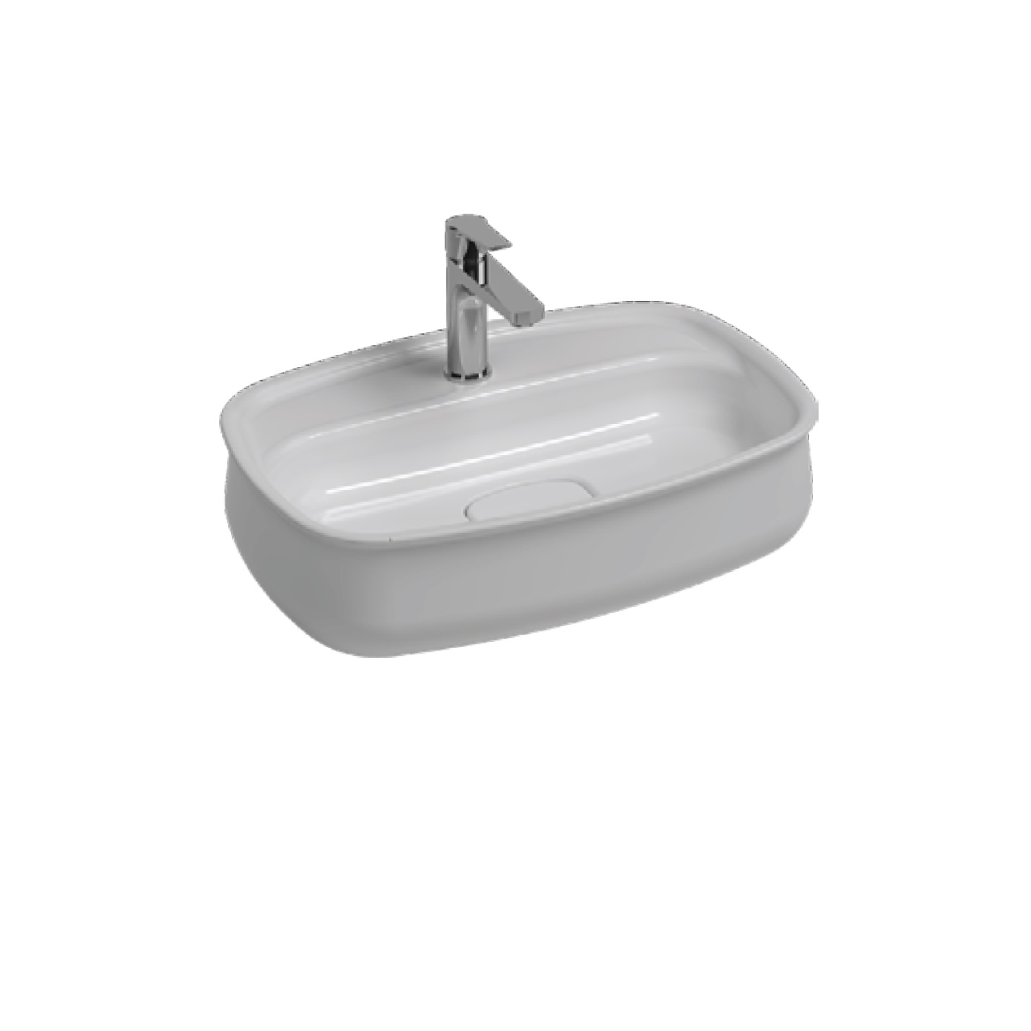 Fluido Tezgah Üstü Lavabo, 60 cm