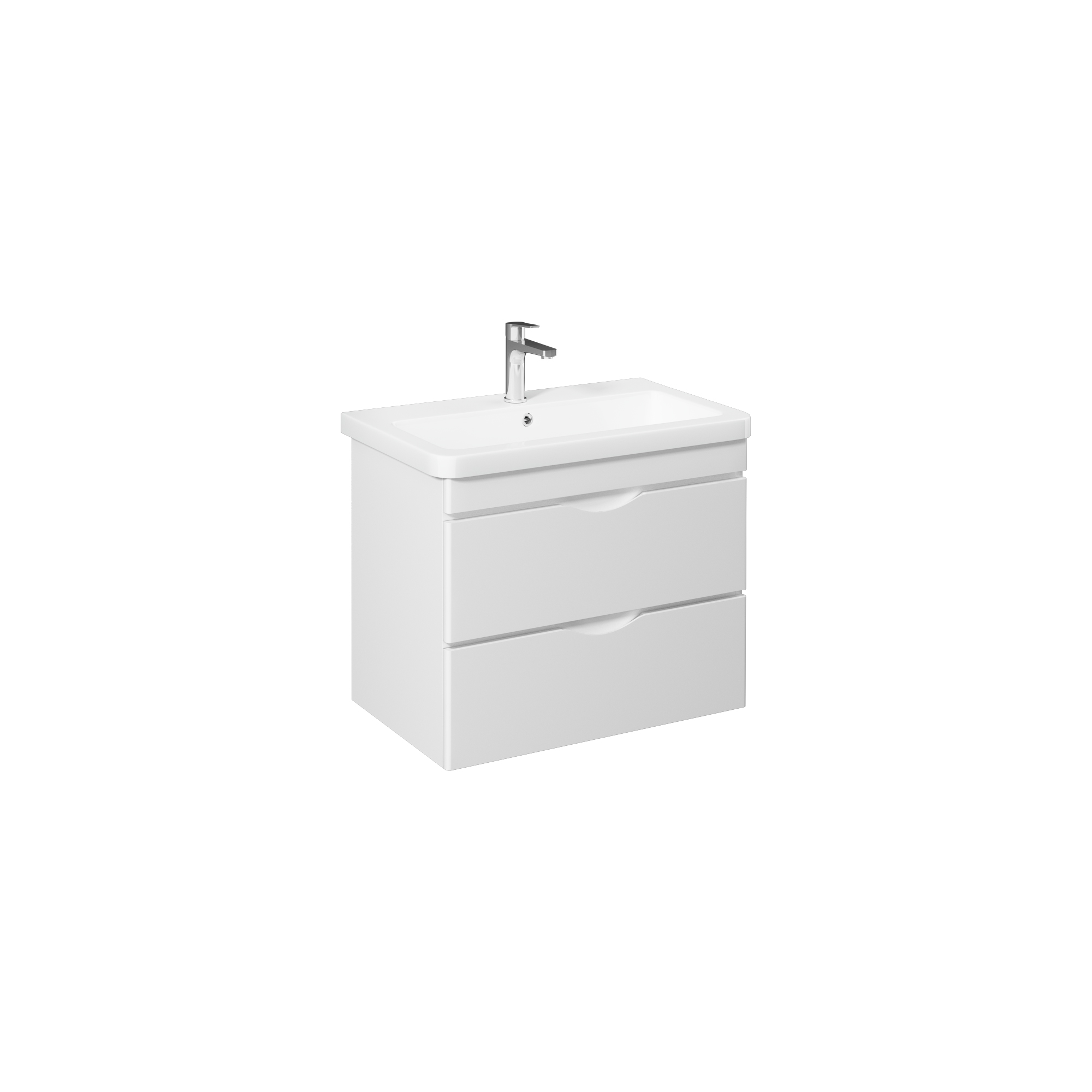 Neo Washbasin Cabinet, White 80 cm