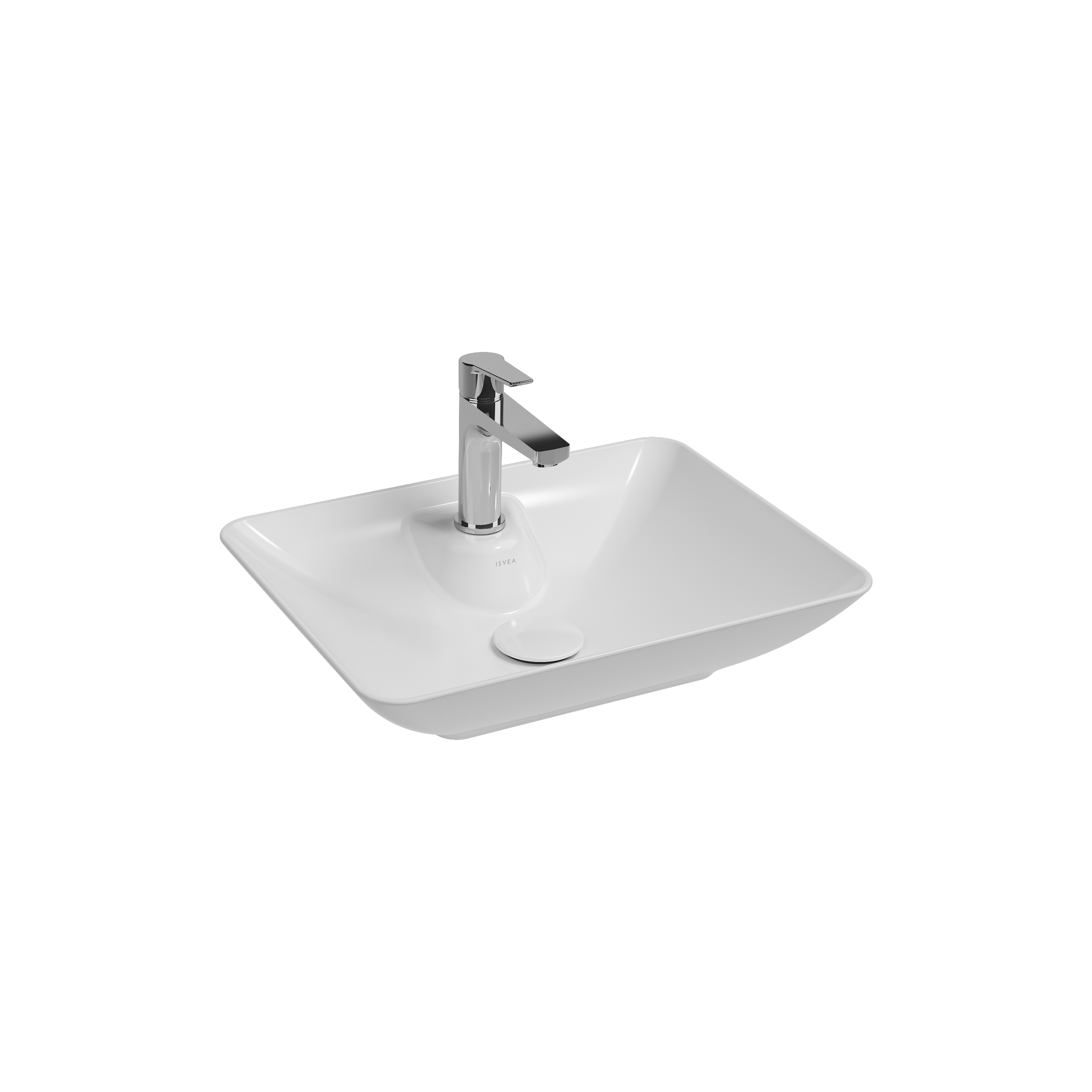 SistemaY Countertop Washbasin, 52 cm