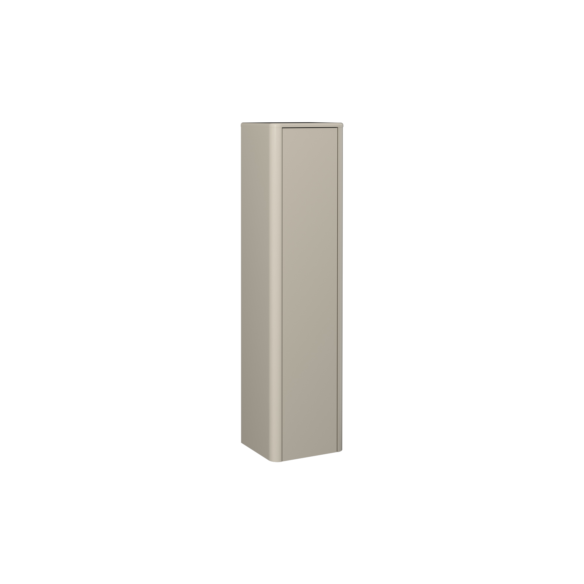 Sogno 40 cm Tall Cabinet, Sand Beige Left