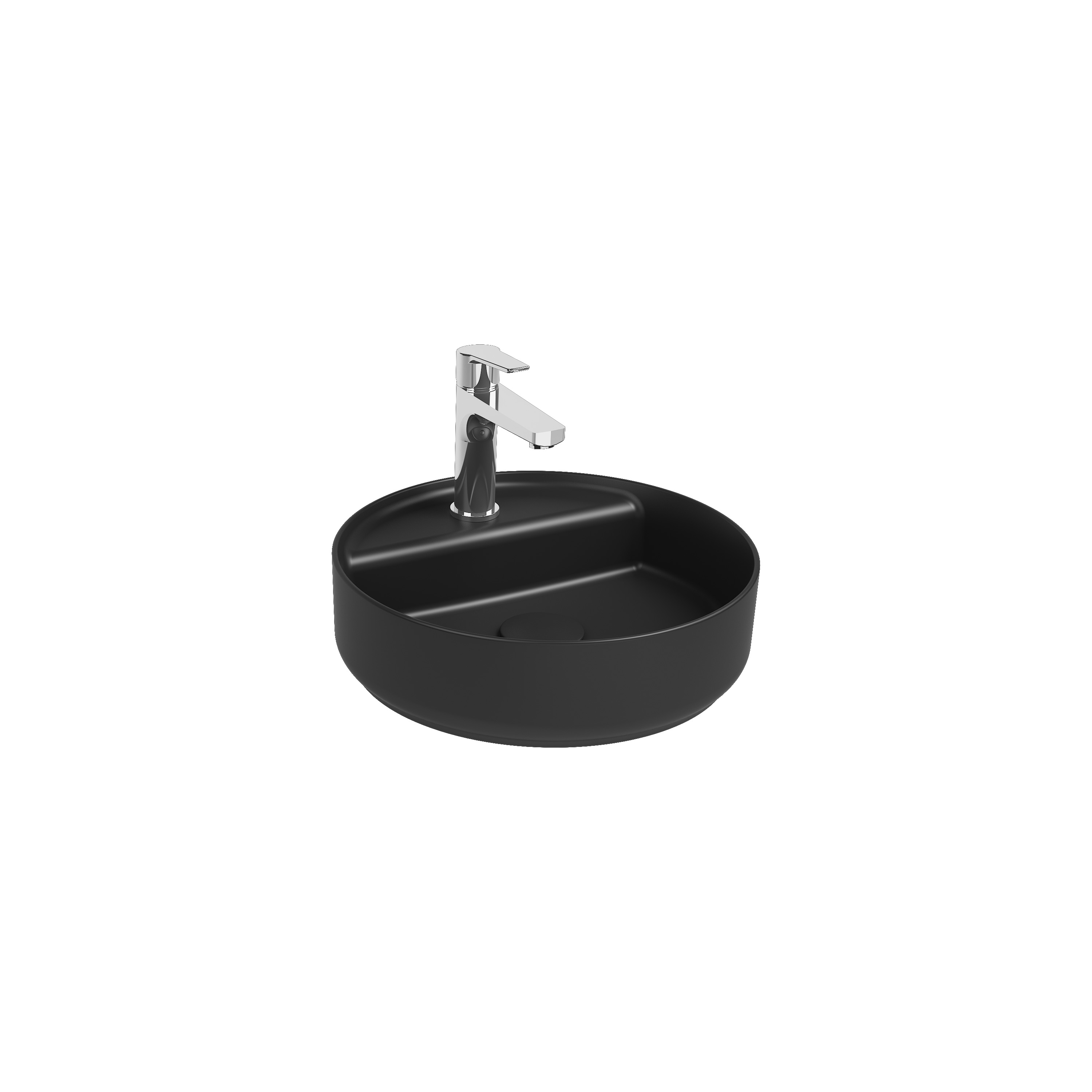 Infinity Countertop Washbasin 55 cm Ivory