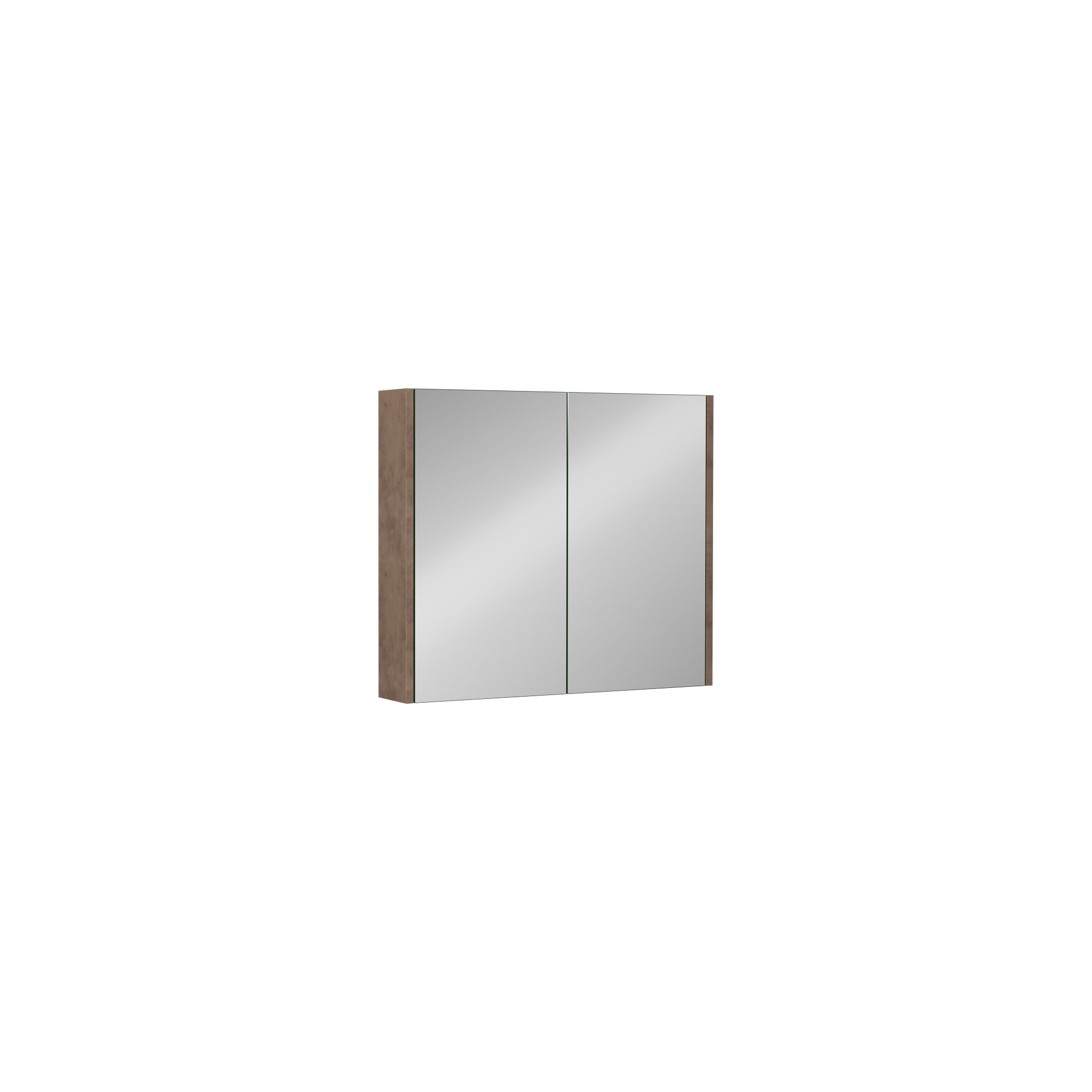 Trio + 80 cm Mirror Cabinet, Retro Bronze